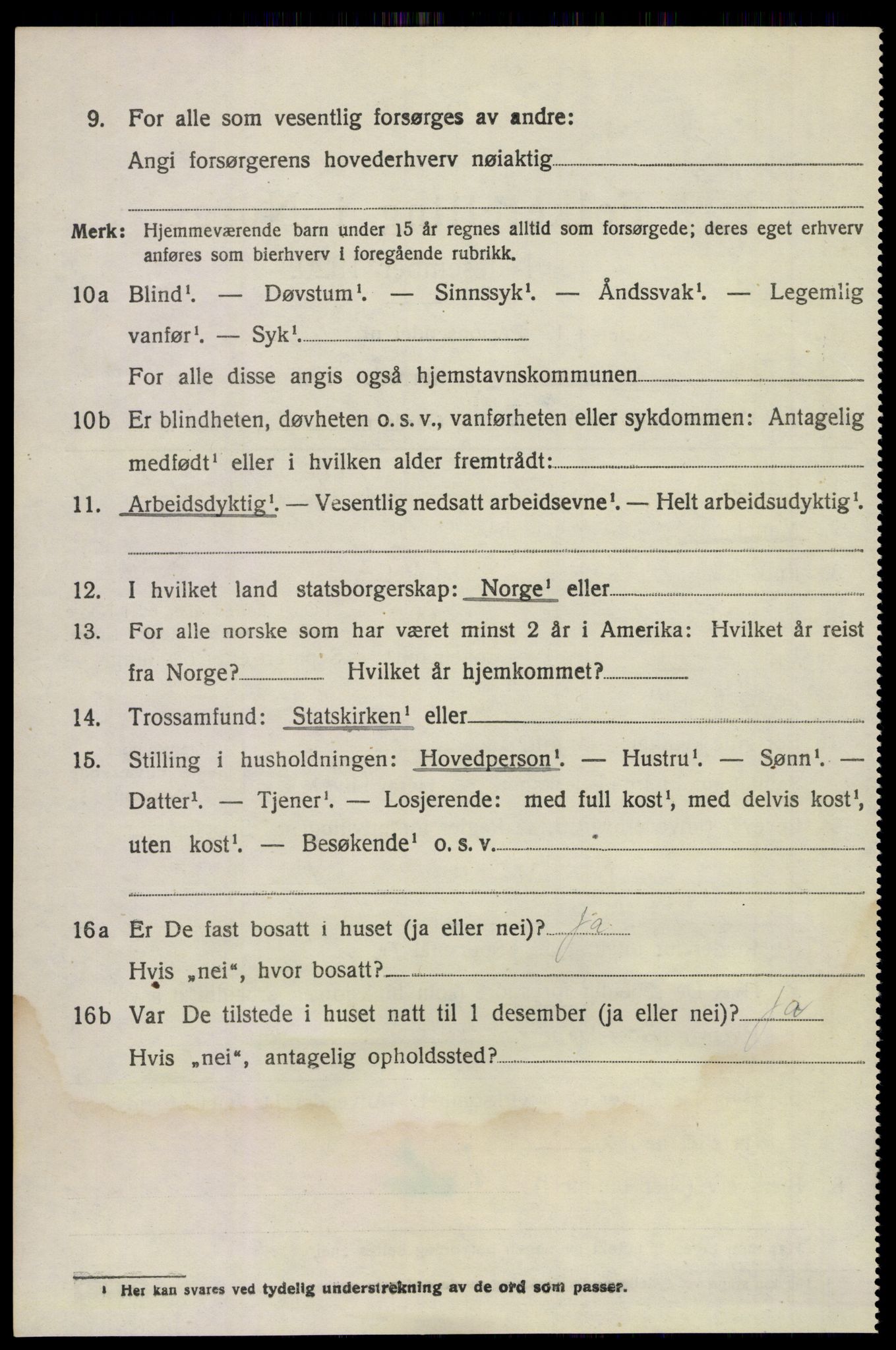 SAKO, 1920 census for Våle, 1920, p. 5469