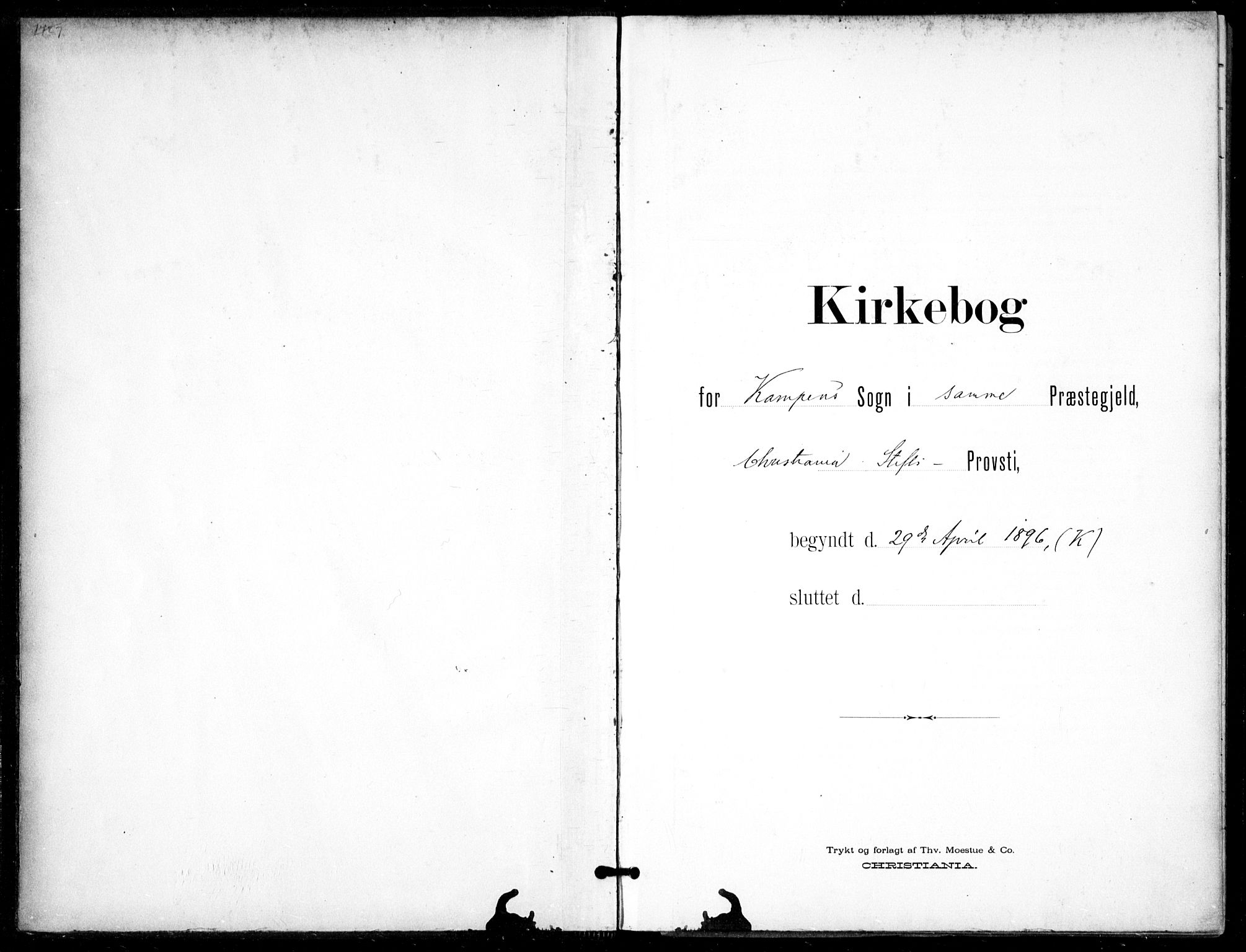 Kampen prestekontor Kirkebøker, AV/SAO-A-10853/F/Fb/L0003: Parish register (official) no. II 3, 1896-1936