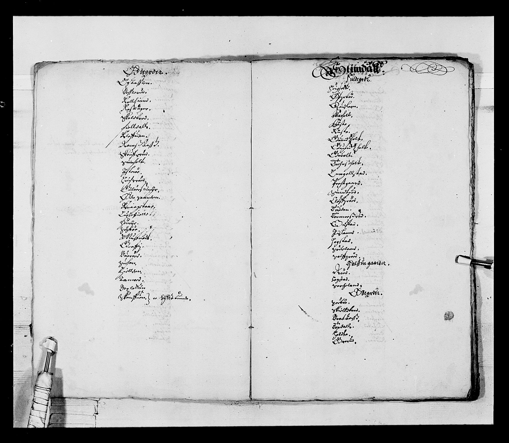 Stattholderembetet 1572-1771, RA/EA-2870/Ek/L0022/0005: Jordebøker 1633-1658: / En liste over soldatlegg og en liste over gårder i Bratsberg len, 1642-1644, p. 41
