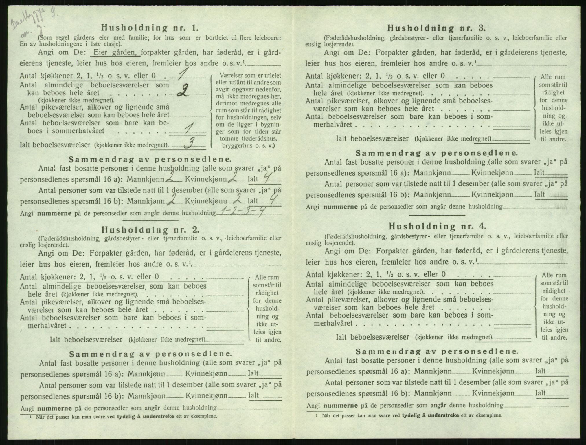 SAK, 1920 census for Hisøy, 1920, p. 37