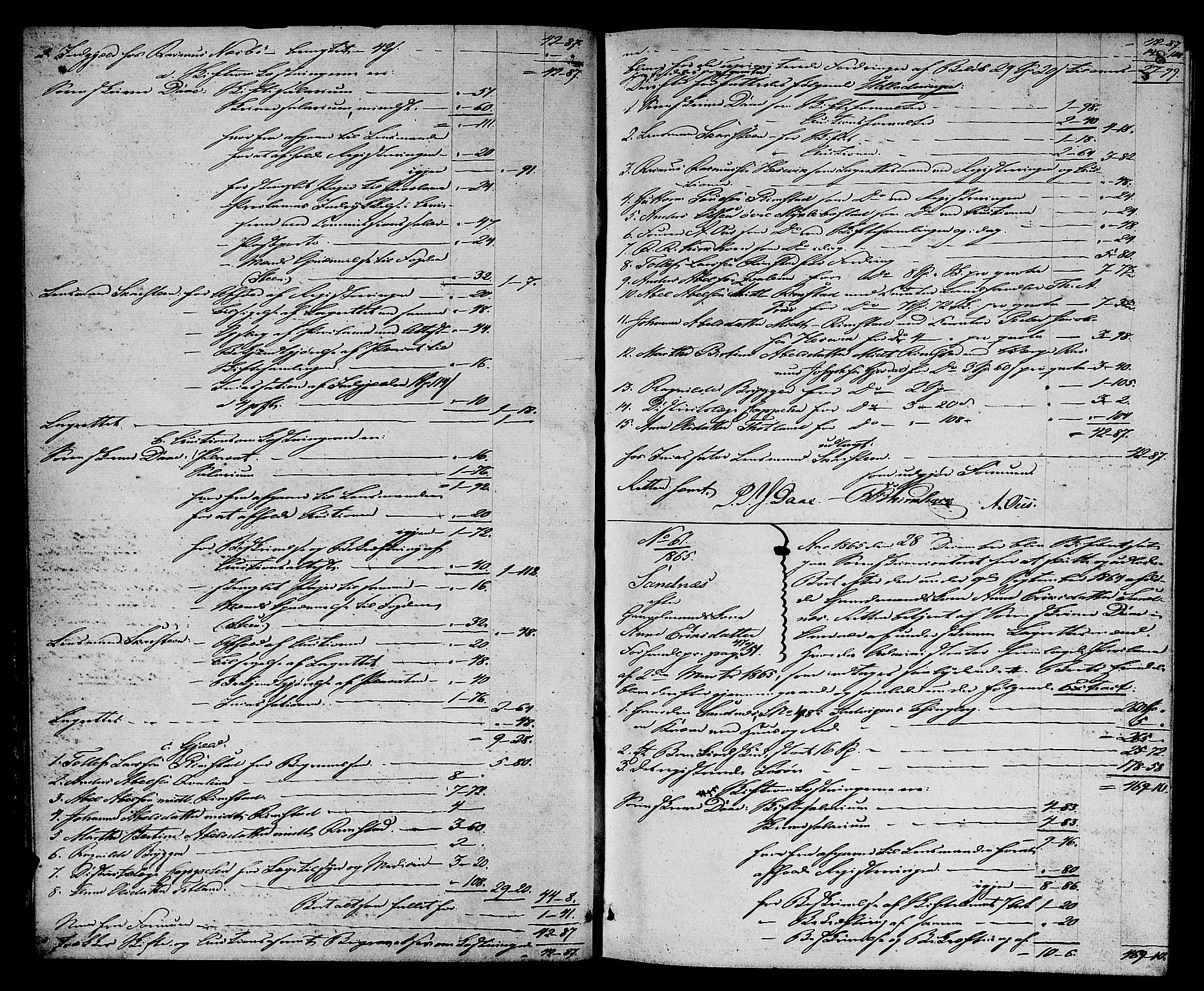 Nordfjord sorenskriveri, AV/SAB-A-2801/1/04/04d/L0004: Skifteutlodningsprotokoll, 1865-1872, p. 7b-8a