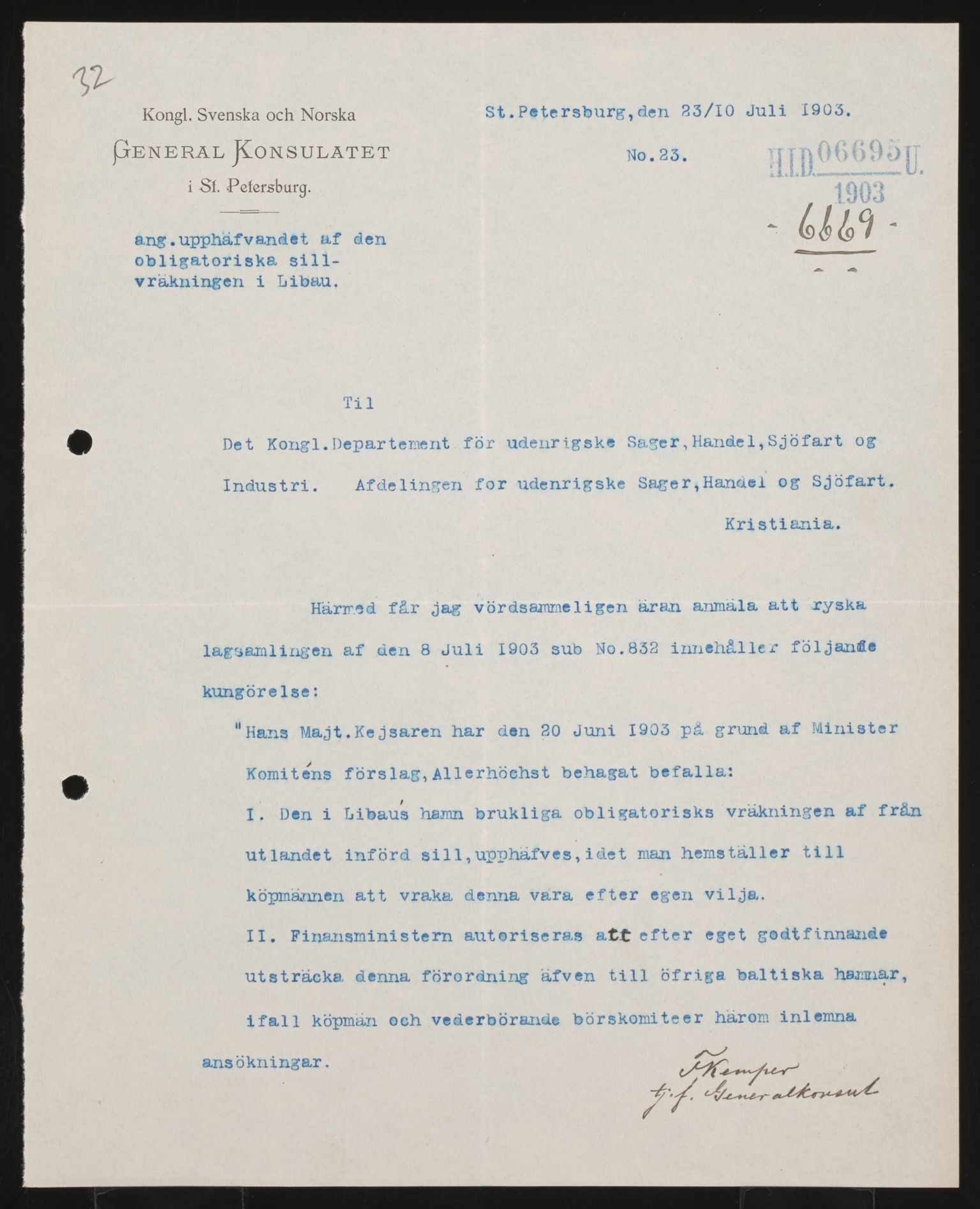 Utenriksdepartementet, RA/S-2259, 1846-1939, p. 391