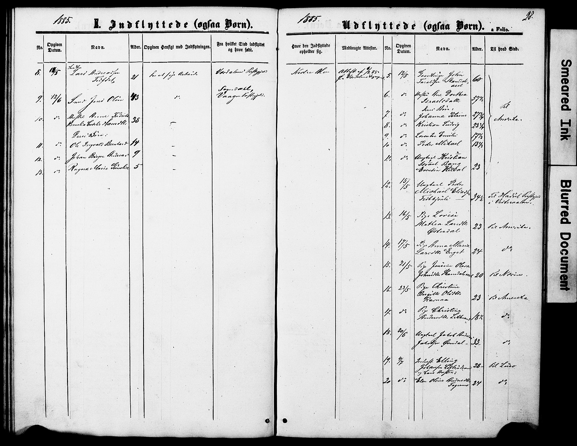 Ministerialprotokoller, klokkerbøker og fødselsregistre - Nordland, SAT/A-1459/827/L0398: Parish register (official) no. 827A10, 1866-1886, p. 28