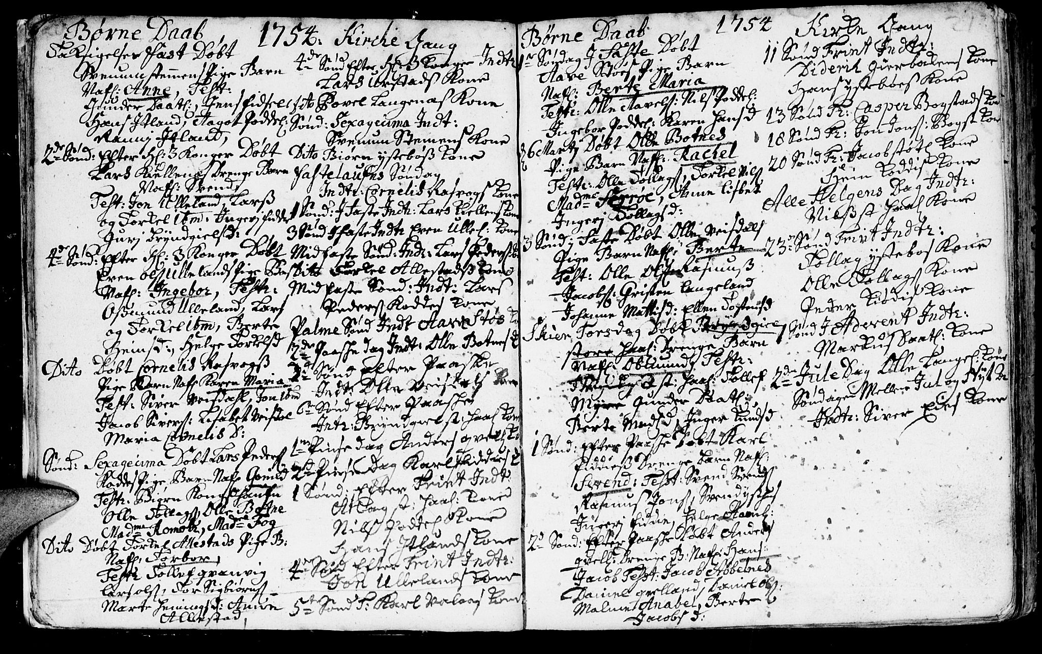 Flekkefjord sokneprestkontor, SAK/1111-0012/F/Fa/Fab/L0001: Parish register (official) no. A 1, 1750-1780, p. 20-21