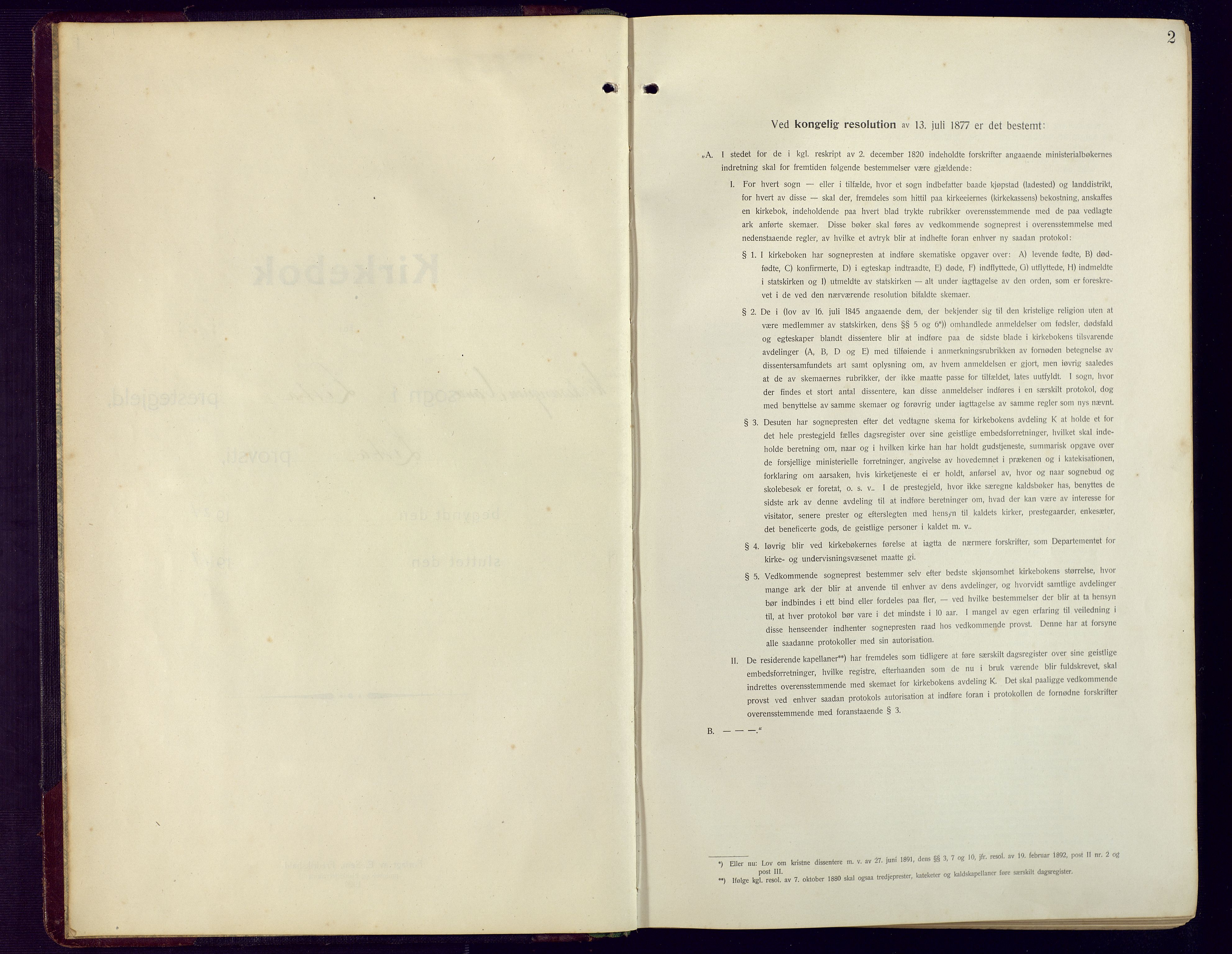 Lista sokneprestkontor, SAK/1111-0027/F/Fb/L0006: Parish register (copy) no. B 6, 1924-1947, p. 2