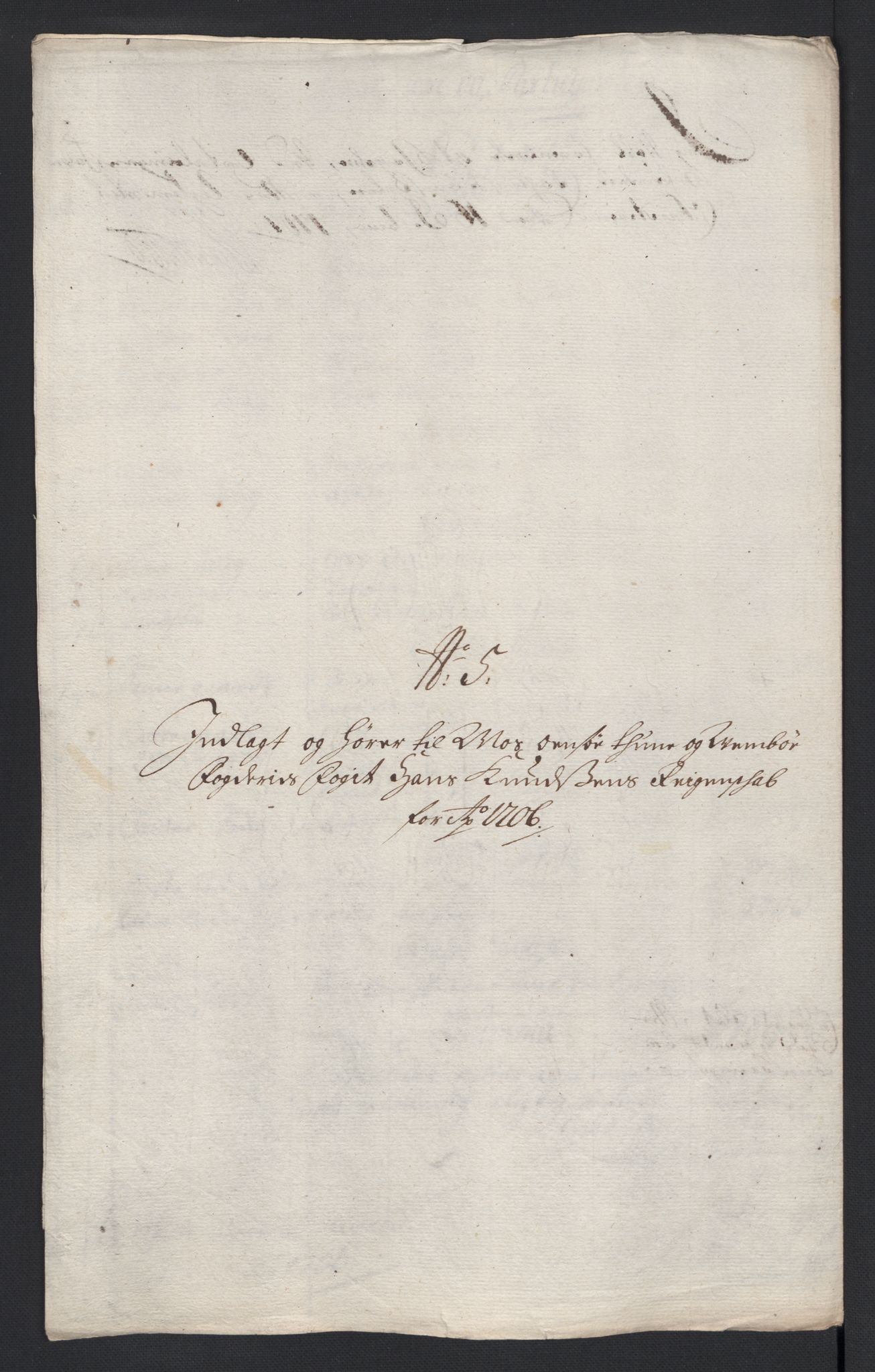 Rentekammeret inntil 1814, Reviderte regnskaper, Fogderegnskap, RA/EA-4092/R04/L0133: Fogderegnskap Moss, Onsøy, Tune, Veme og Åbygge, 1705-1706, p. 279