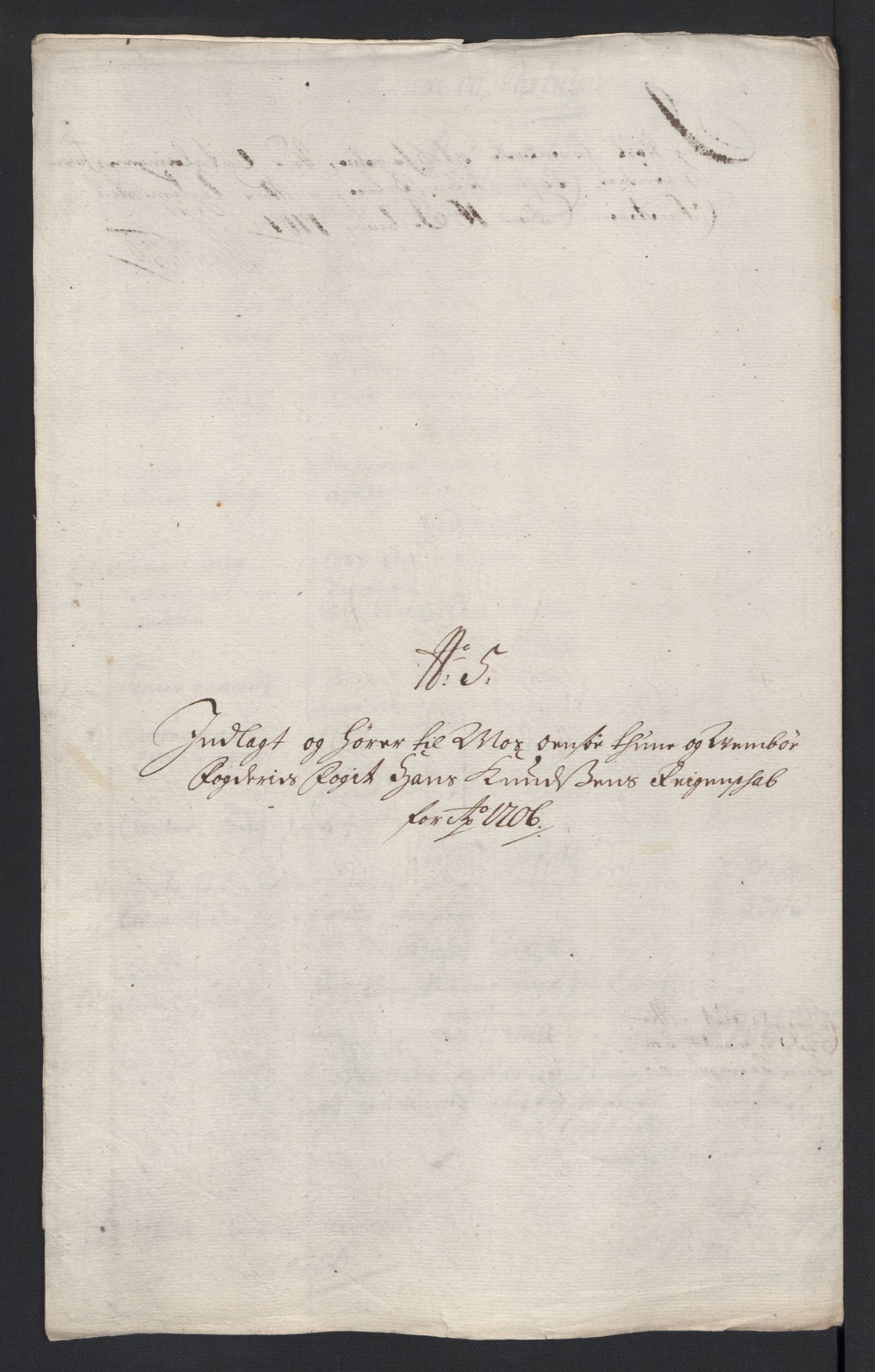 Rentekammeret inntil 1814, Reviderte regnskaper, Fogderegnskap, AV/RA-EA-4092/R04/L0133: Fogderegnskap Moss, Onsøy, Tune, Veme og Åbygge, 1705-1706, p. 279