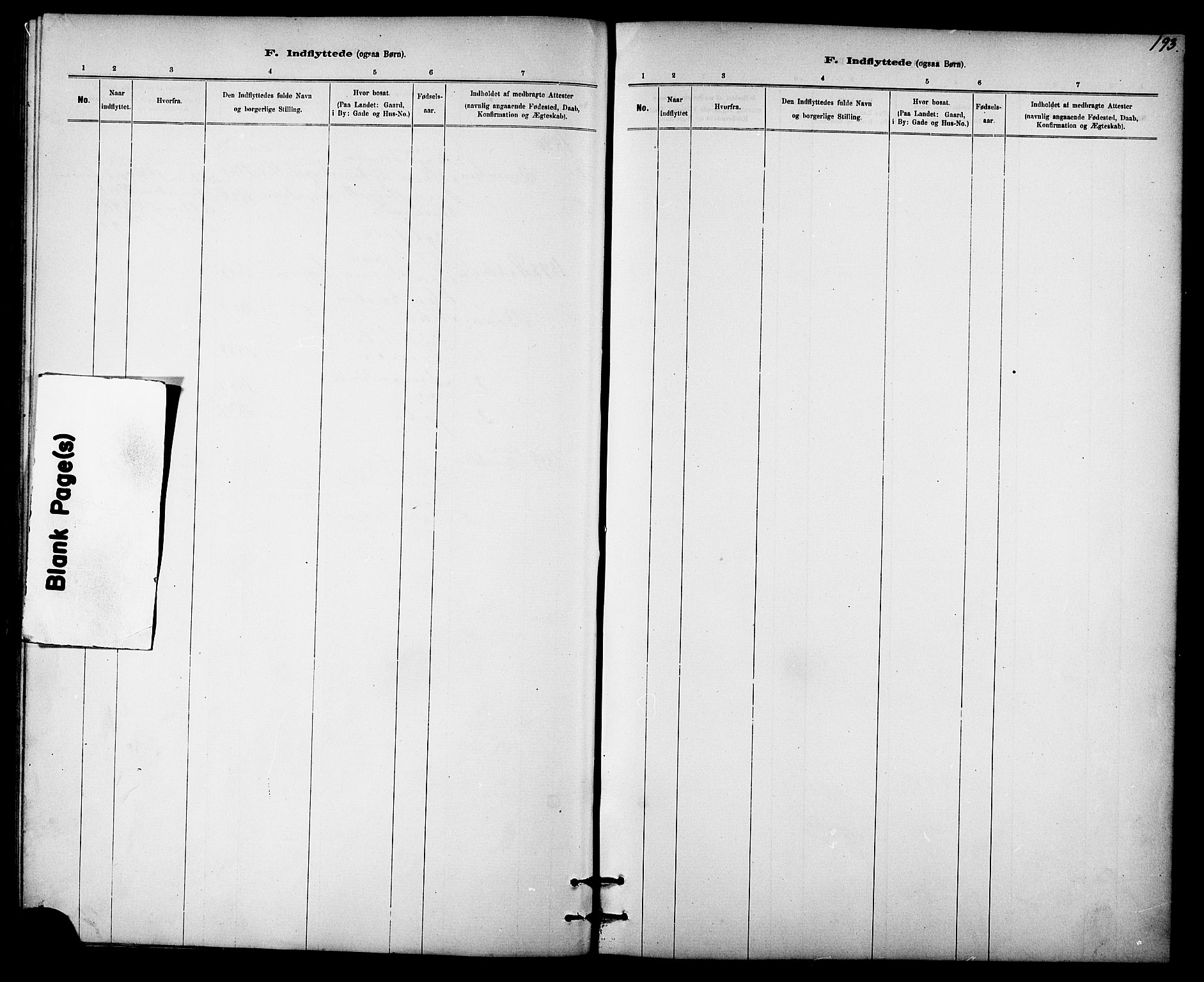 Ministerialprotokoller, klokkerbøker og fødselsregistre - Sør-Trøndelag, AV/SAT-A-1456/613/L0395: Parish register (copy) no. 613C03, 1887-1909, p. 193