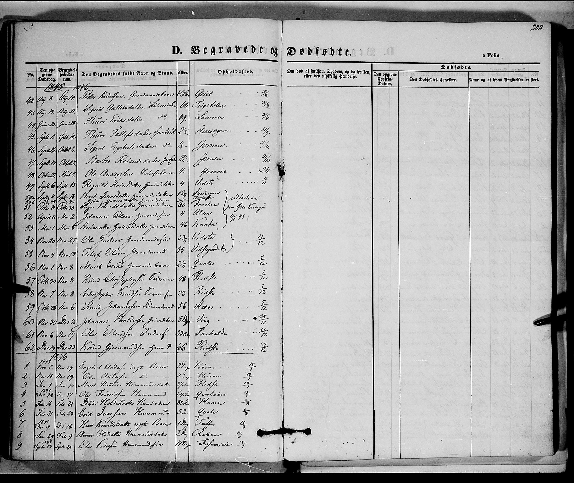 Vestre Slidre prestekontor, SAH/PREST-136/H/Ha/Haa/L0001: Parish register (official) no. 1, 1844-1855, p. 202
