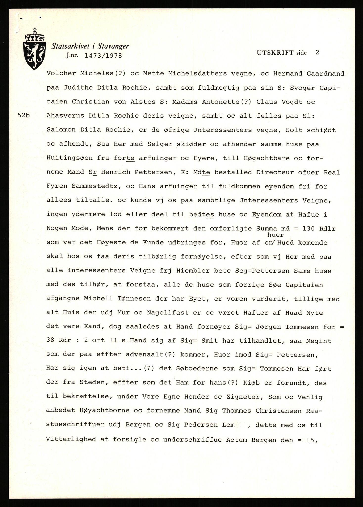 Statsarkivet i Stavanger, SAST/A-101971/03/Y/Yj/L0050: Avskrifter sortert etter gårdsnavn: Kvammen - Kvæstad, 1750-1930, p. 481