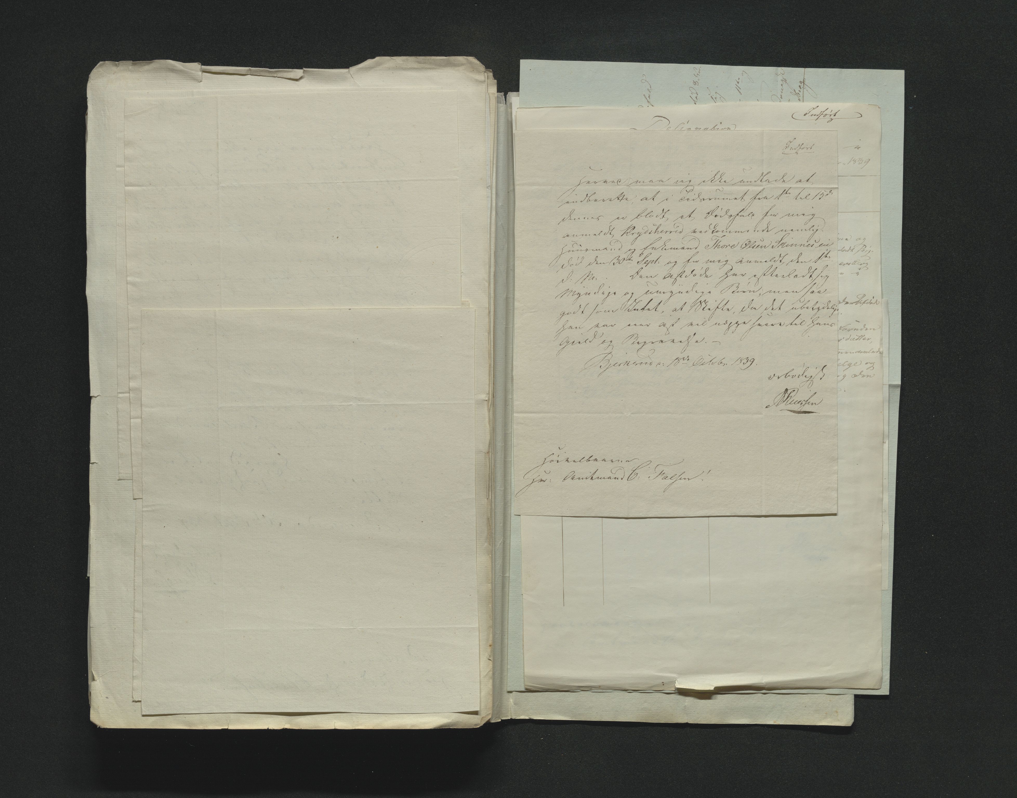 Eiker, Modum og Sigdal sorenskriveri, AV/SAKO-A-123/H/Ha/Hab/L0005: Dødsfallsmeldinger, 1837-1840