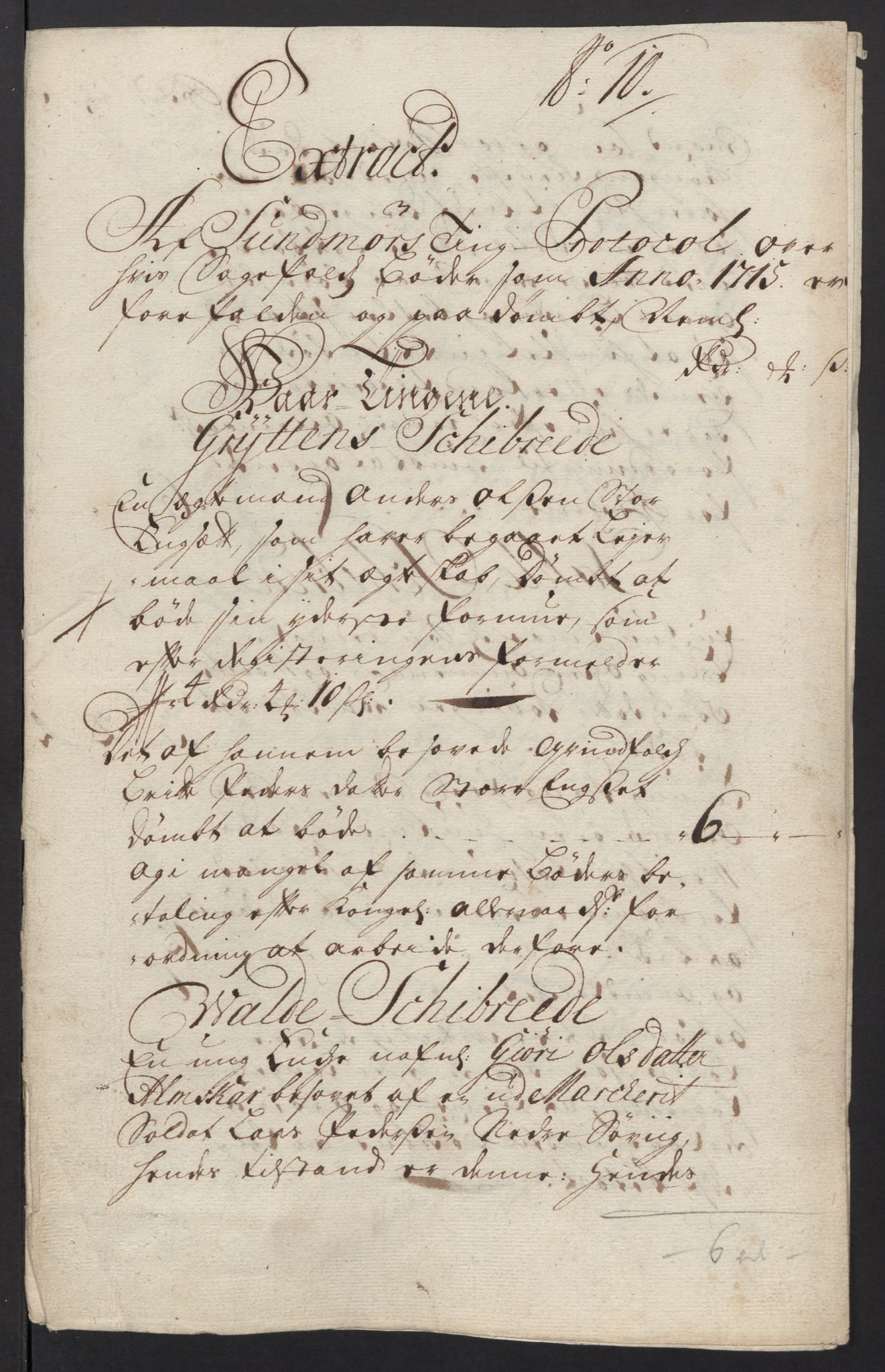 Rentekammeret inntil 1814, Reviderte regnskaper, Fogderegnskap, RA/EA-4092/R54/L3567: Fogderegnskap Sunnmøre, 1715, p. 161