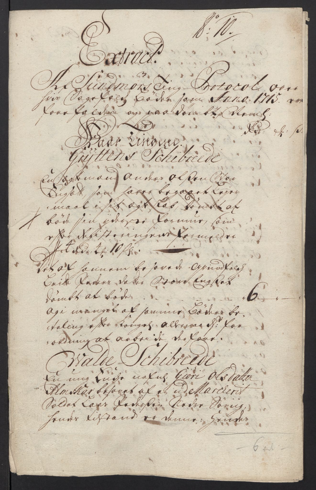 Rentekammeret inntil 1814, Reviderte regnskaper, Fogderegnskap, AV/RA-EA-4092/R54/L3567: Fogderegnskap Sunnmøre, 1715, p. 161