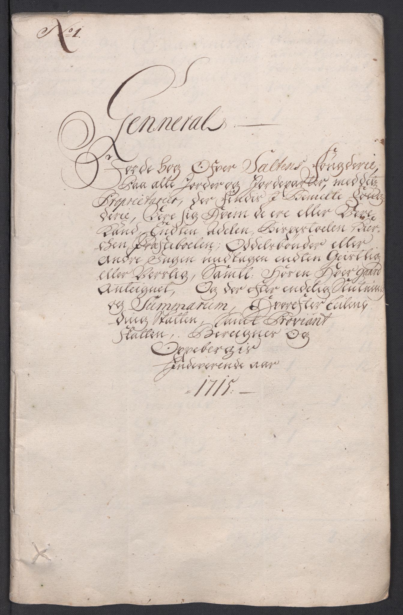 Rentekammeret inntil 1814, Reviderte regnskaper, Fogderegnskap, AV/RA-EA-4092/R66/L4585: Fogderegnskap Salten, 1715, p. 22