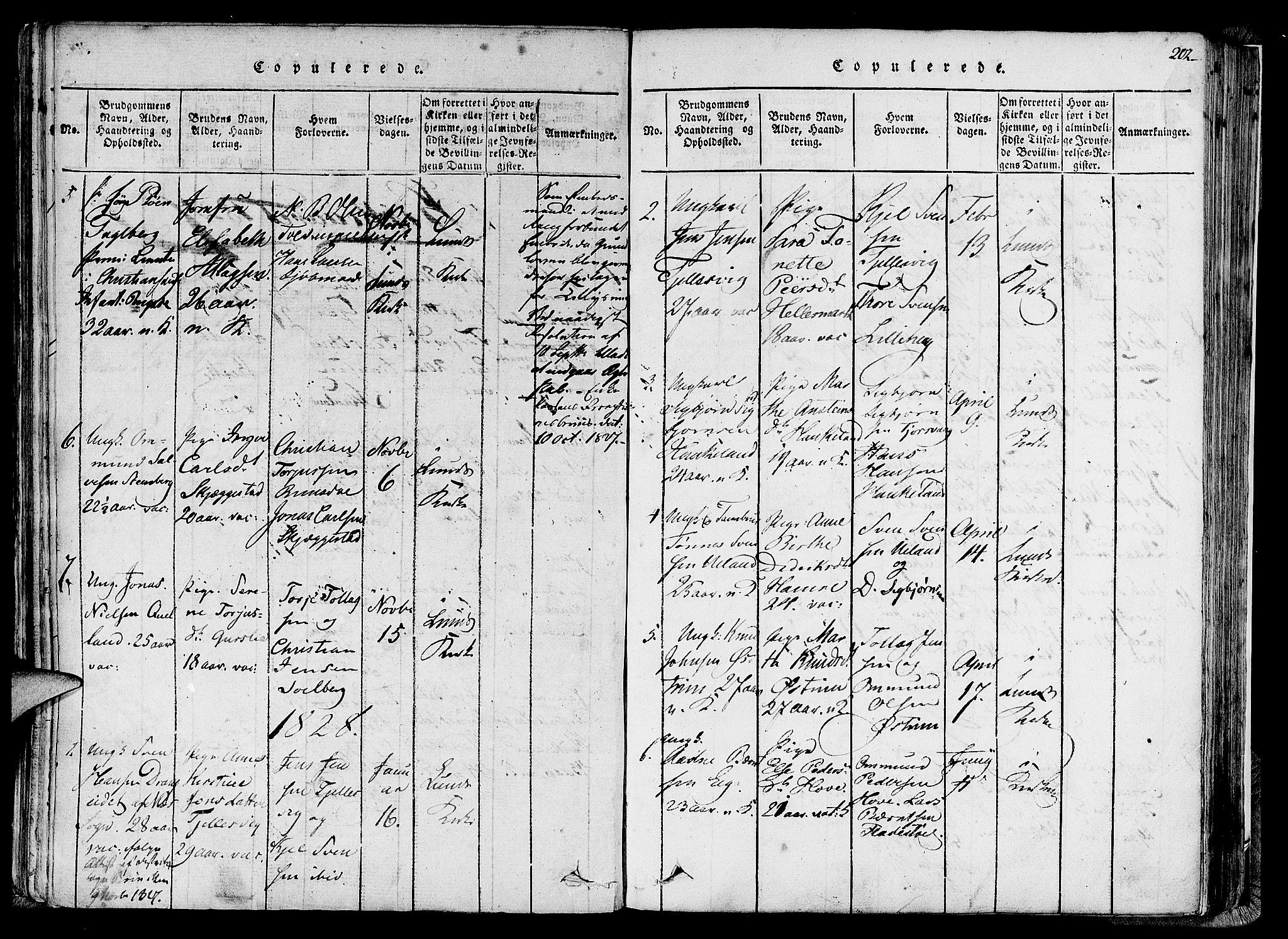 Lund sokneprestkontor, AV/SAST-A-101809/S06/L0005: Parish register (official) no. A 5, 1815-1833, p. 202