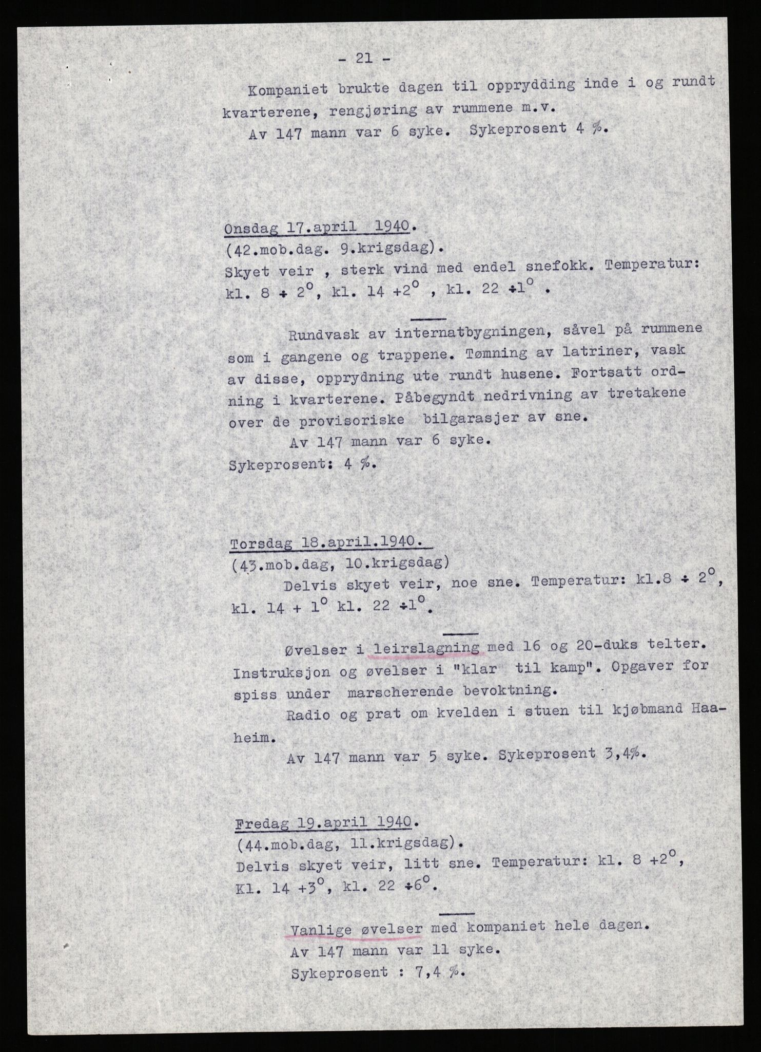 Forsvaret, Forsvarets krigshistoriske avdeling, AV/RA-RAFA-2017/Y/Yb/L0140: II-C-11-611-620  -  6. Divisjon, 1940-1966, p. 133