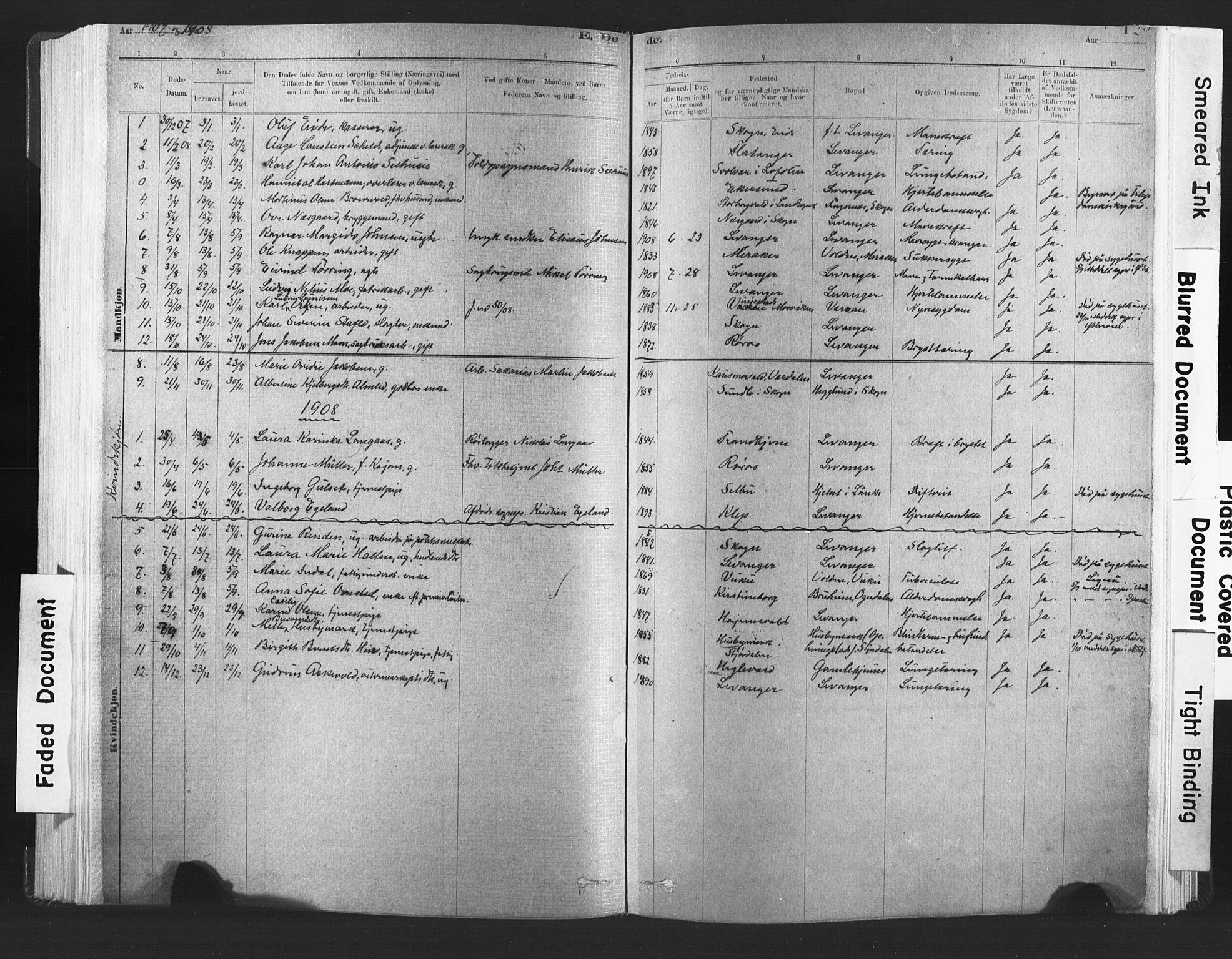 Ministerialprotokoller, klokkerbøker og fødselsregistre - Nord-Trøndelag, AV/SAT-A-1458/720/L0189: Parish register (official) no. 720A05, 1880-1911, p. 129