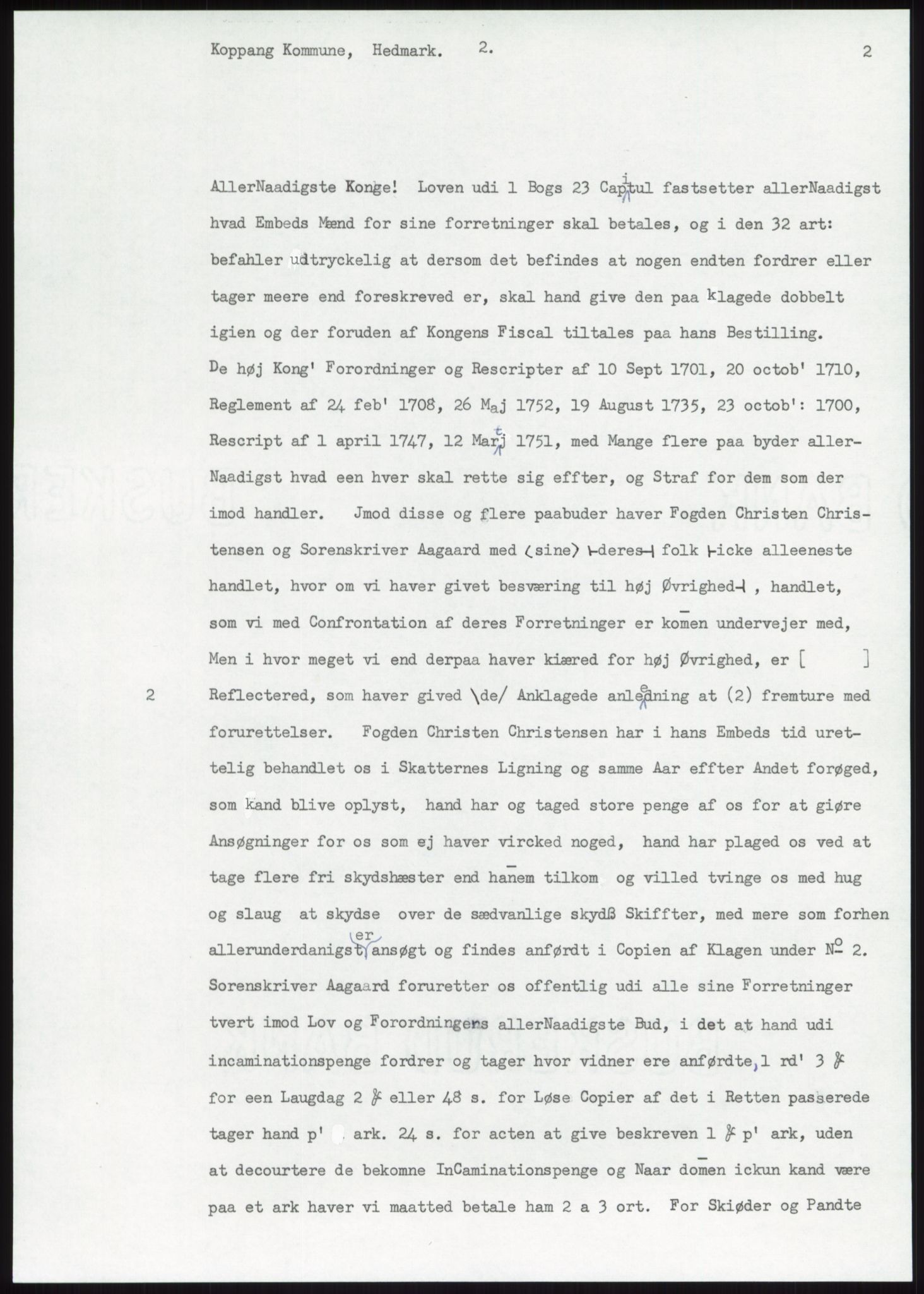 Samlinger til kildeutgivelse, Diplomavskriftsamlingen, AV/RA-EA-4053/H/Ha, p. 1272