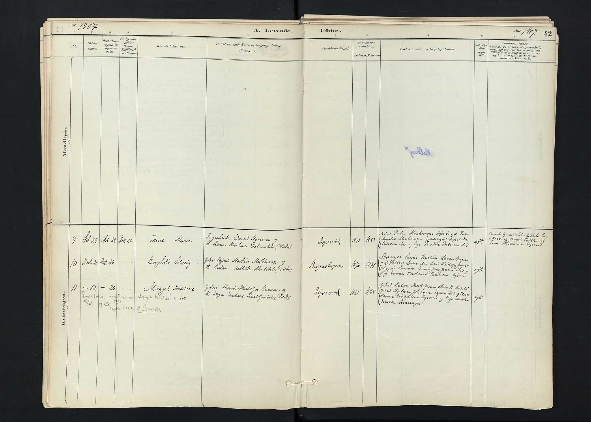 Stokke kirkebøker, SAKO/A-320/F/Fc/L0001: Parish register (official) no. III 1, 1884-1910, p. 42