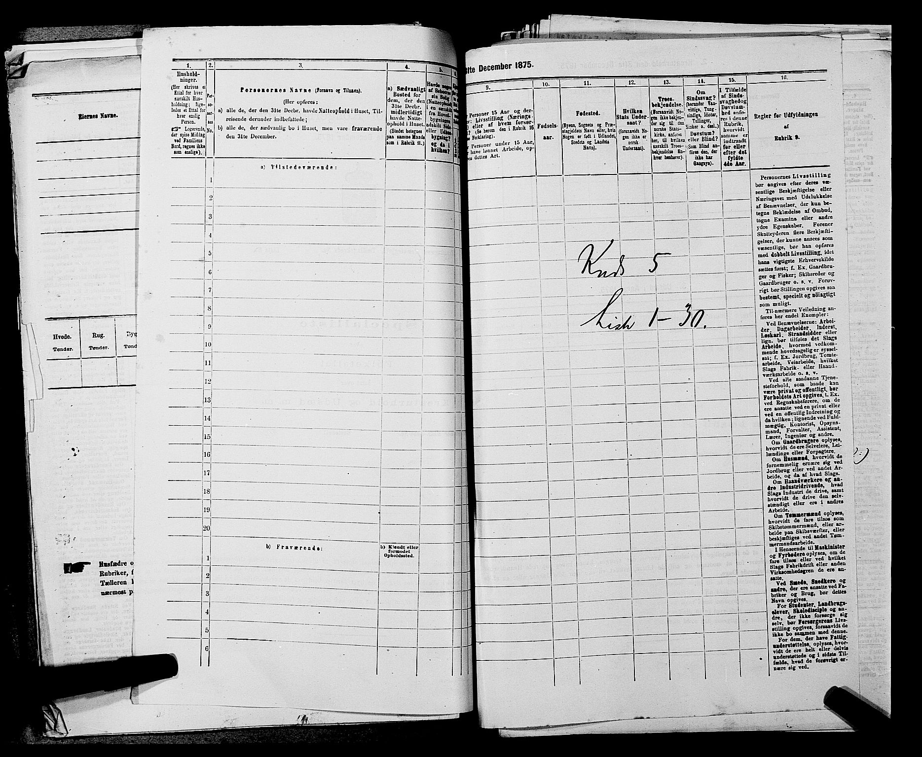 SAKO, 1875 census for 0826P Tinn, 1875, p. 682