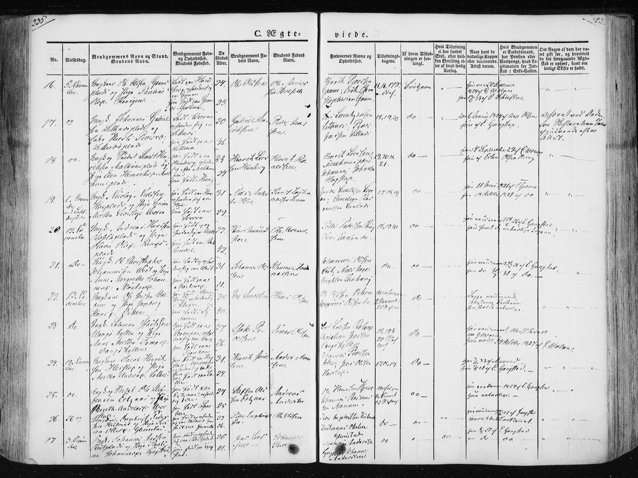 Ministerialprotokoller, klokkerbøker og fødselsregistre - Nord-Trøndelag, AV/SAT-A-1458/730/L0280: Parish register (official) no. 730A07 /1, 1840-1854, p. 235