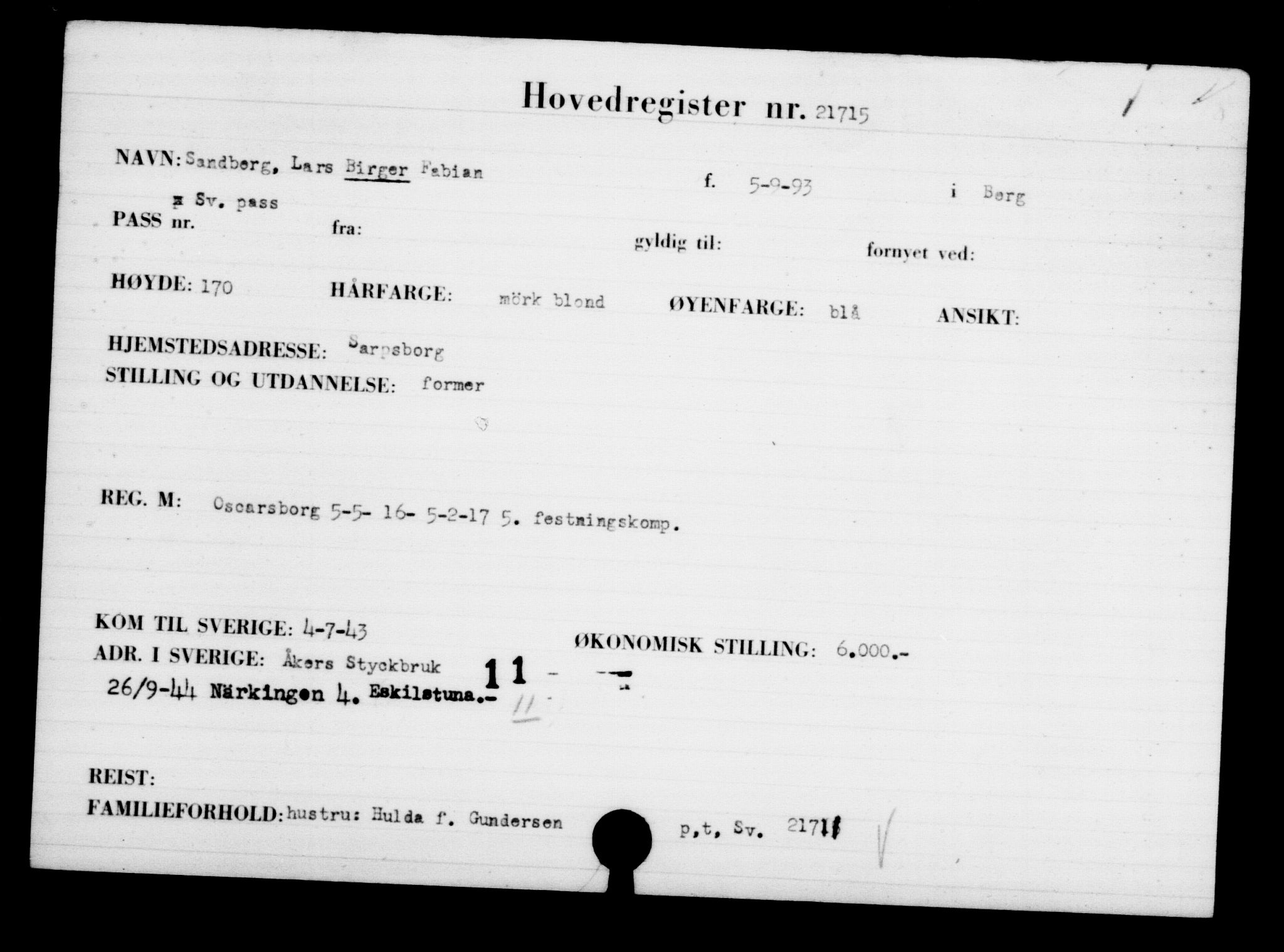 Den Kgl. Norske Legasjons Flyktningskontor, AV/RA-S-6753/V/Va/L0009: Kjesäterkartoteket.  Flyktningenr. 18502-22048, 1940-1945, p. 2740