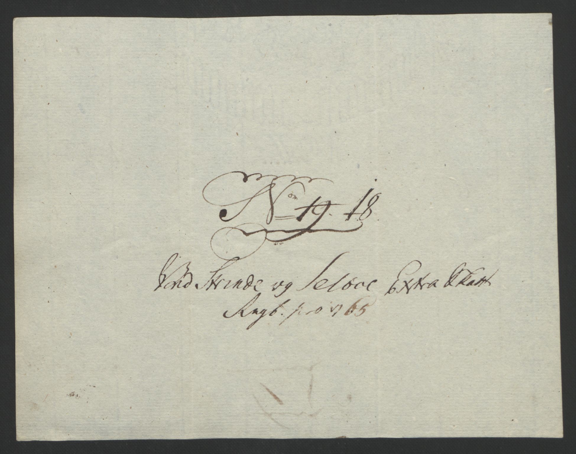 Rentekammeret inntil 1814, Reviderte regnskaper, Fogderegnskap, AV/RA-EA-4092/R61/L4180: Ekstraskatten Strinda og Selbu, 1762-1767, p. 208