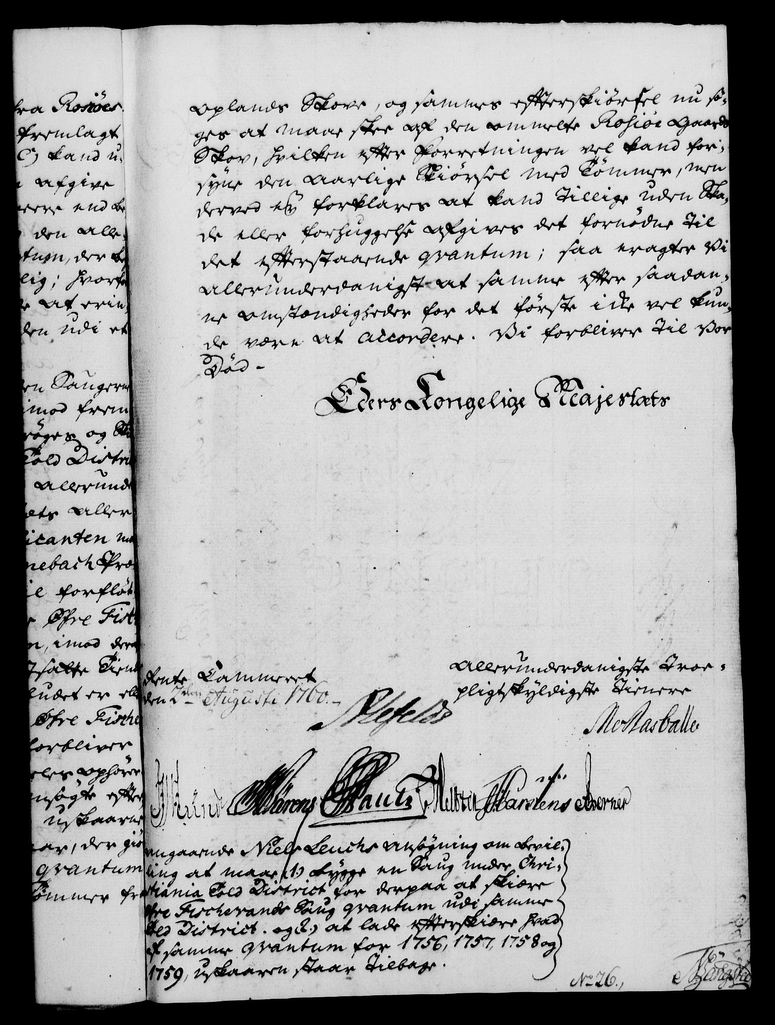 Rentekammeret, Kammerkanselliet, AV/RA-EA-3111/G/Gf/Gfa/L0042: Norsk relasjons- og resolusjonsprotokoll (merket RK 52.42), 1760, p. 347