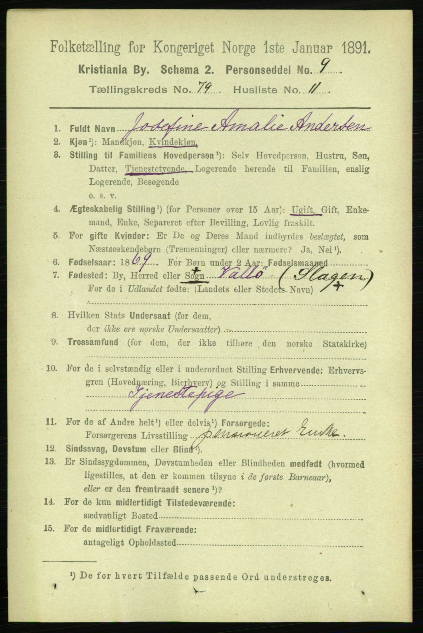 RA, 1891 census for 0301 Kristiania, 1891, p. 41229