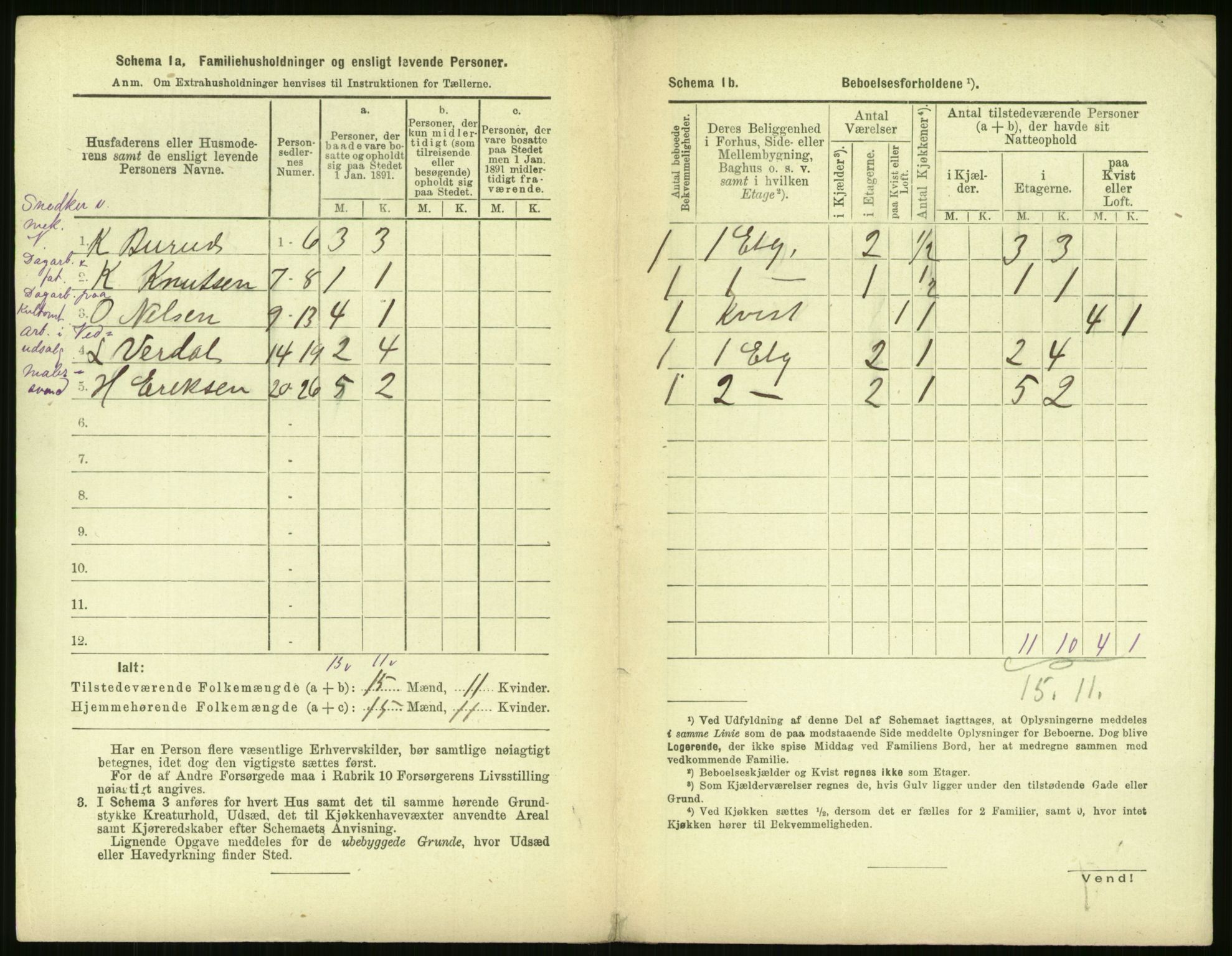 RA, 1891 census for 0301 Kristiania, 1891, p. 164070