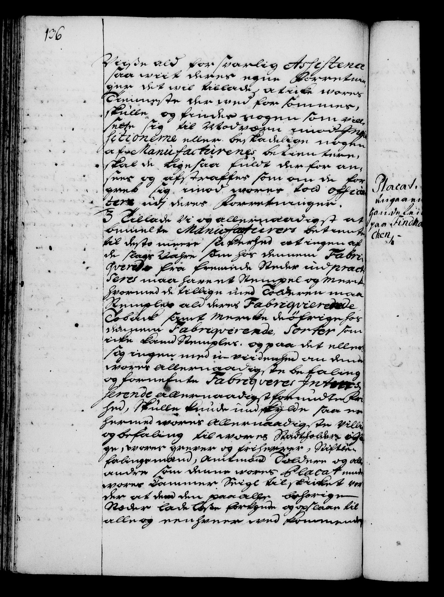 Rentekammeret, Kammerkanselliet, RA/EA-3111/G/Gg/Gga/L0003: Norsk ekspedisjonsprotokoll med register (merket RK 53.3), 1727-1734, p. 136