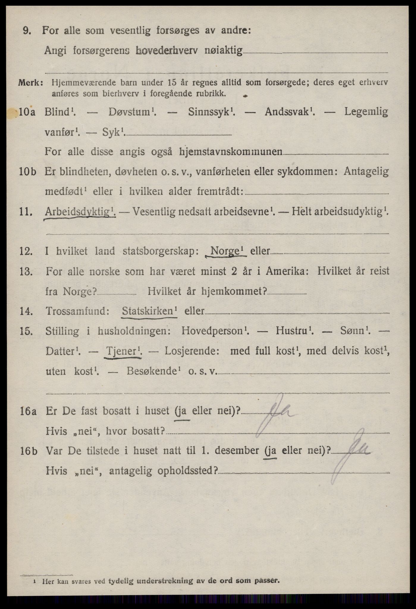 SAT, 1920 census for Vigra, 1920, p. 1661