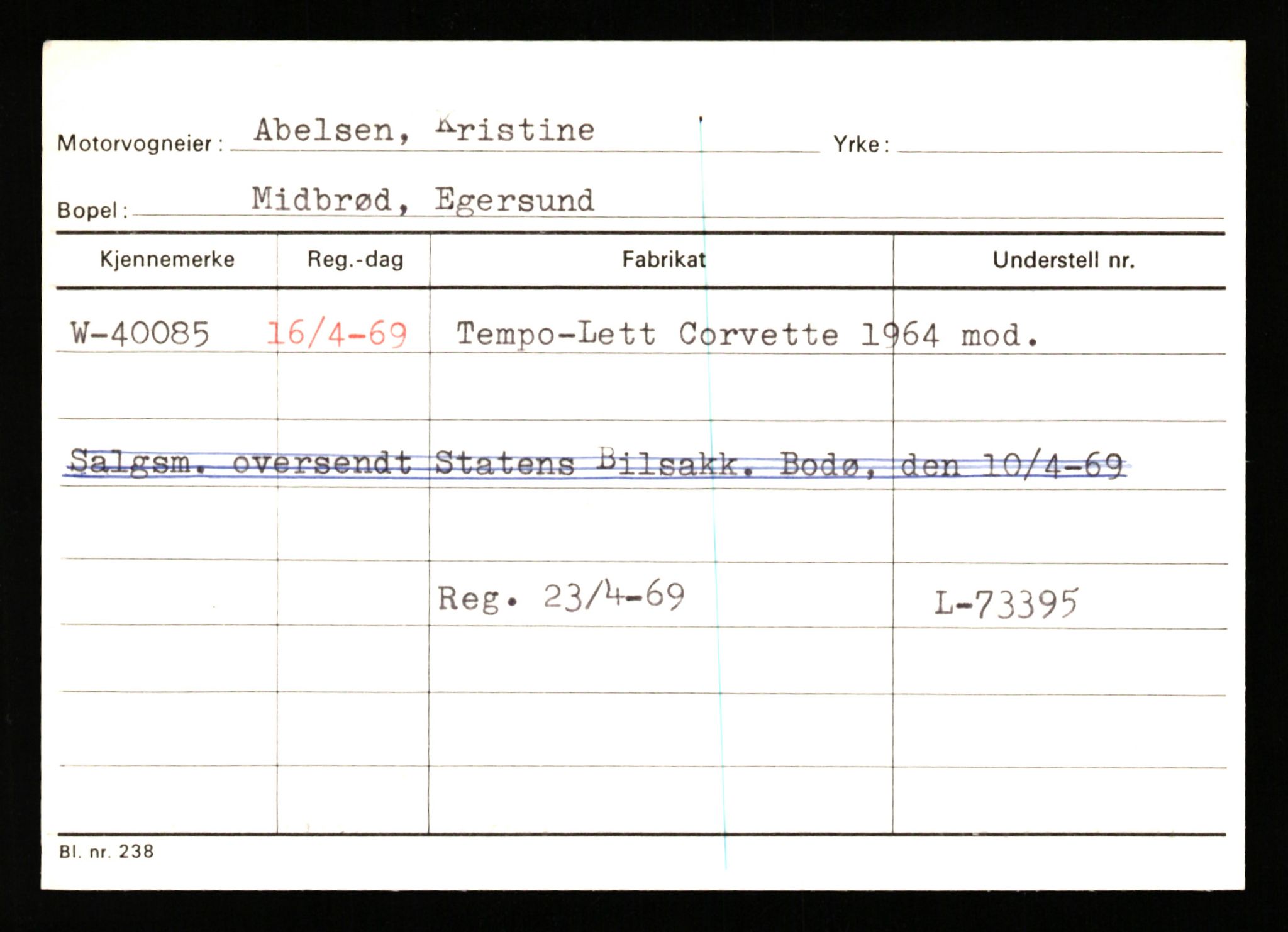 Stavanger trafikkstasjon, AV/SAST-A-101942/0/G/L0006: Registreringsnummer: 34250 - 49007, 1930-1971, p. 1529