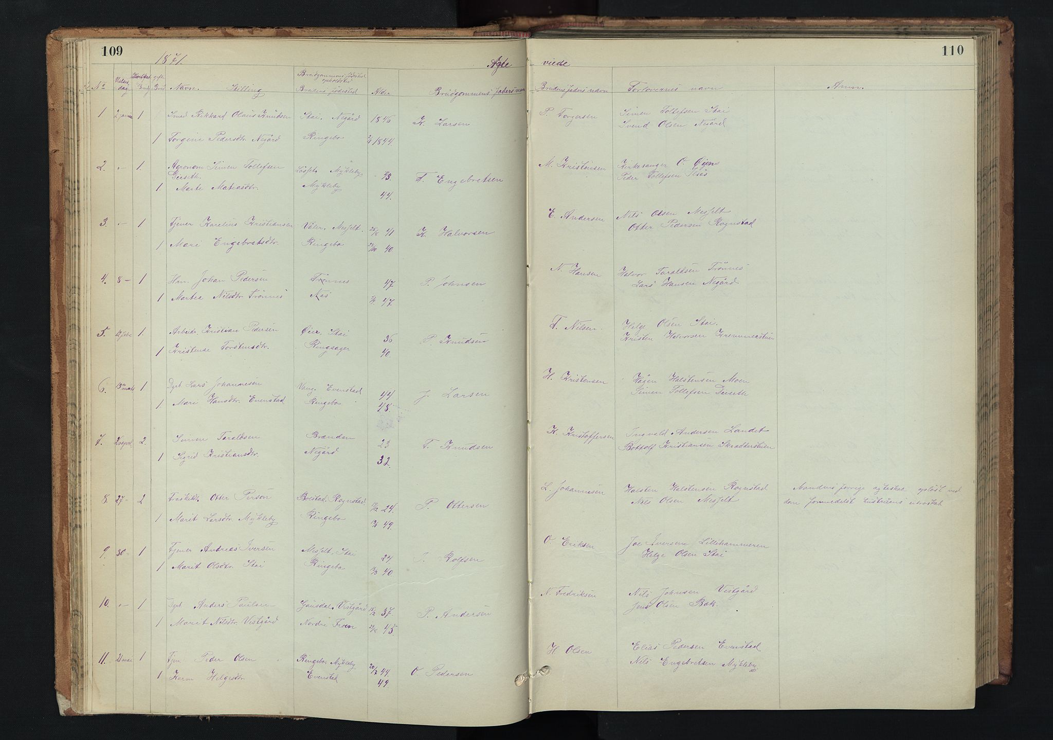 Stor-Elvdal prestekontor, AV/SAH-PREST-052/H/Ha/Hab/L0002: Parish register (copy) no. 2, 1860-1894, p. 109-110