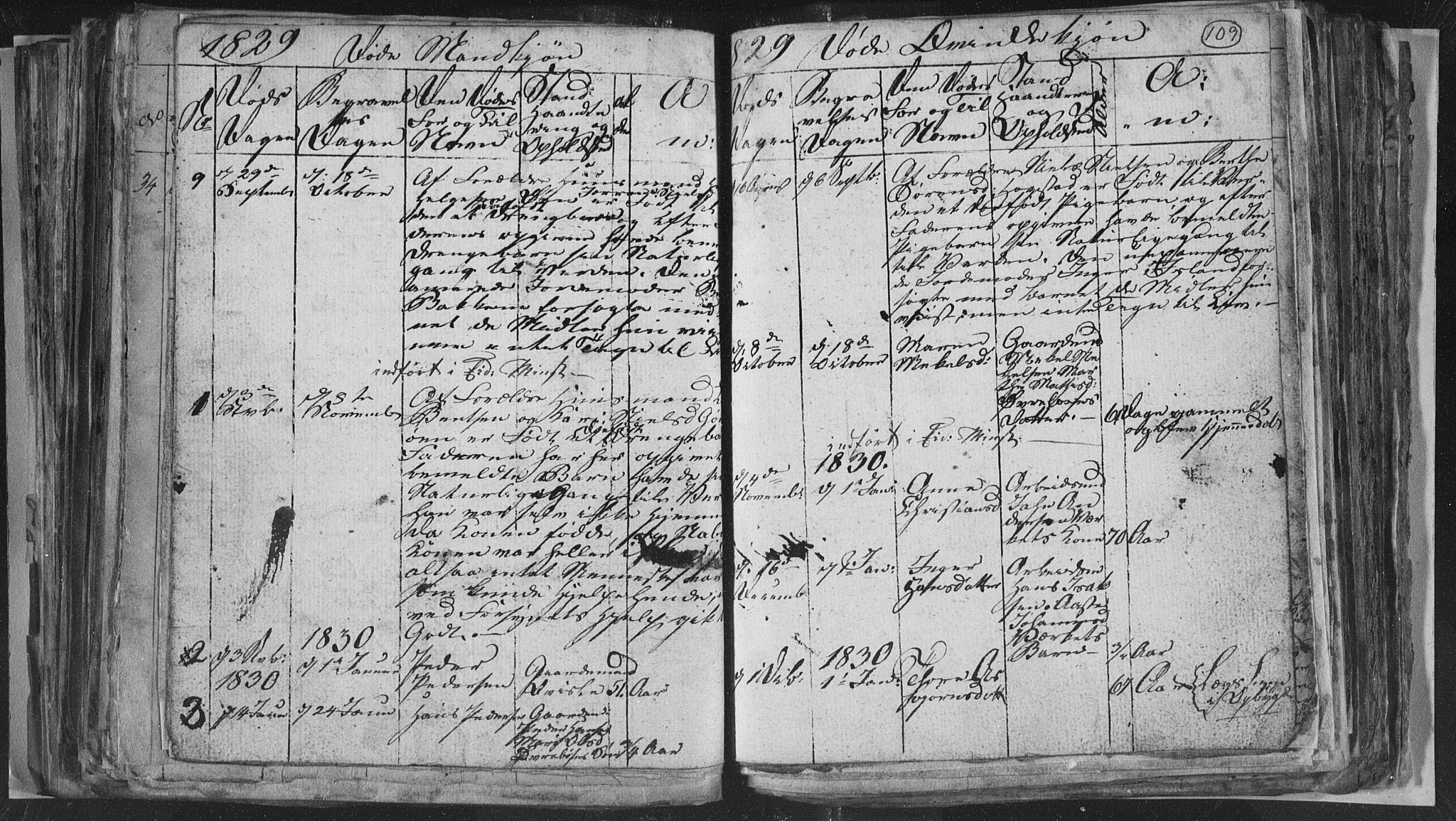 Siljan kirkebøker, SAKO/A-300/G/Ga/L0001: Parish register (copy) no. 1, 1827-1847, p. 109