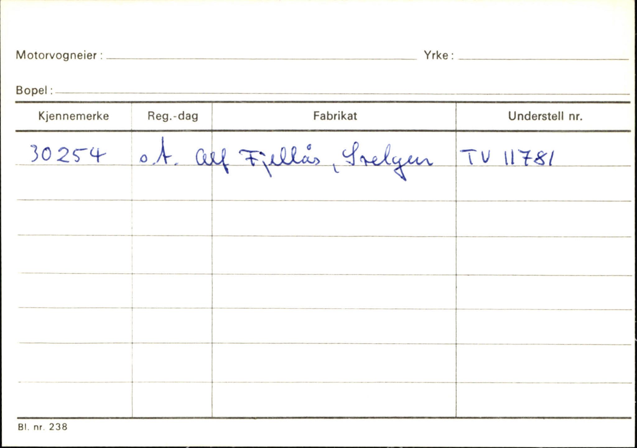 Statens vegvesen, Sogn og Fjordane vegkontor, SAB/A-5301/4/F/L0130: Eigarregister Eid T-Å. Høyanger A-O, 1945-1975, p. 2027