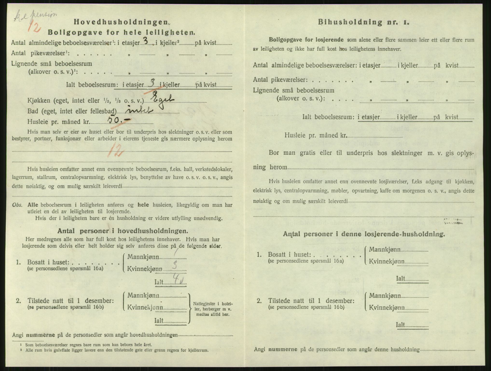 SAT, 1920 census for Namsos, 1920, p. 1588