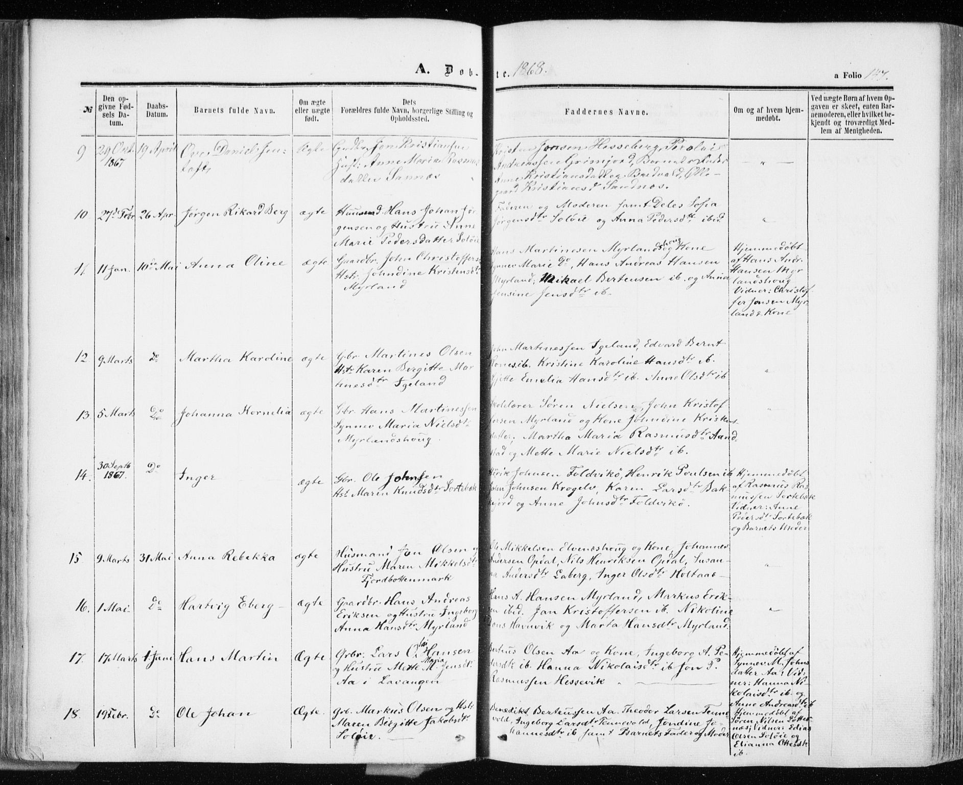 Ibestad sokneprestembete, SATØ/S-0077/H/Ha/Haa/L0009kirke: Parish register (official) no. 9, 1859-1868, p. 147