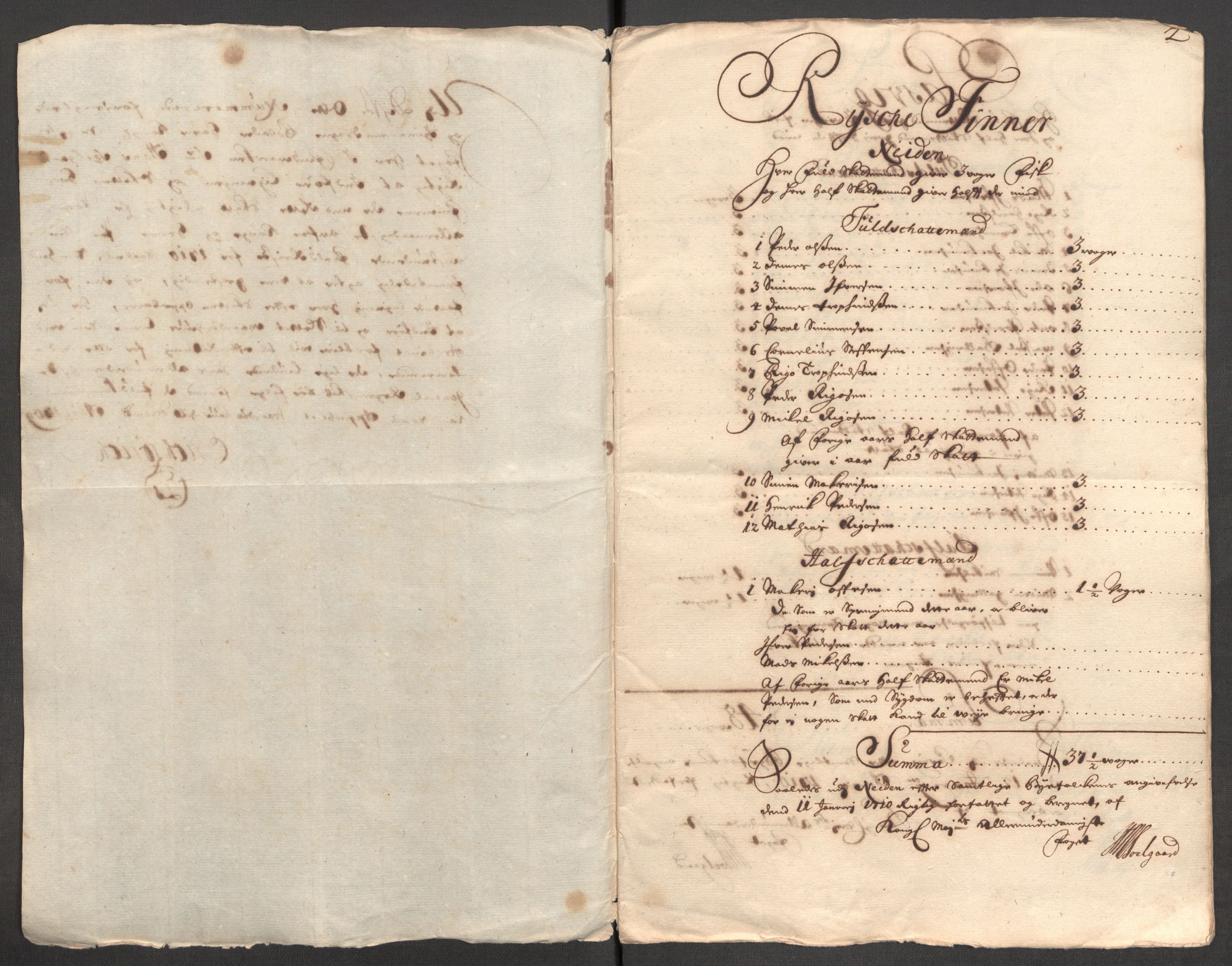 Rentekammeret inntil 1814, Reviderte regnskaper, Fogderegnskap, AV/RA-EA-4092/R69/L4855: Fogderegnskap Finnmark/Vardøhus, 1709-1712, p. 207