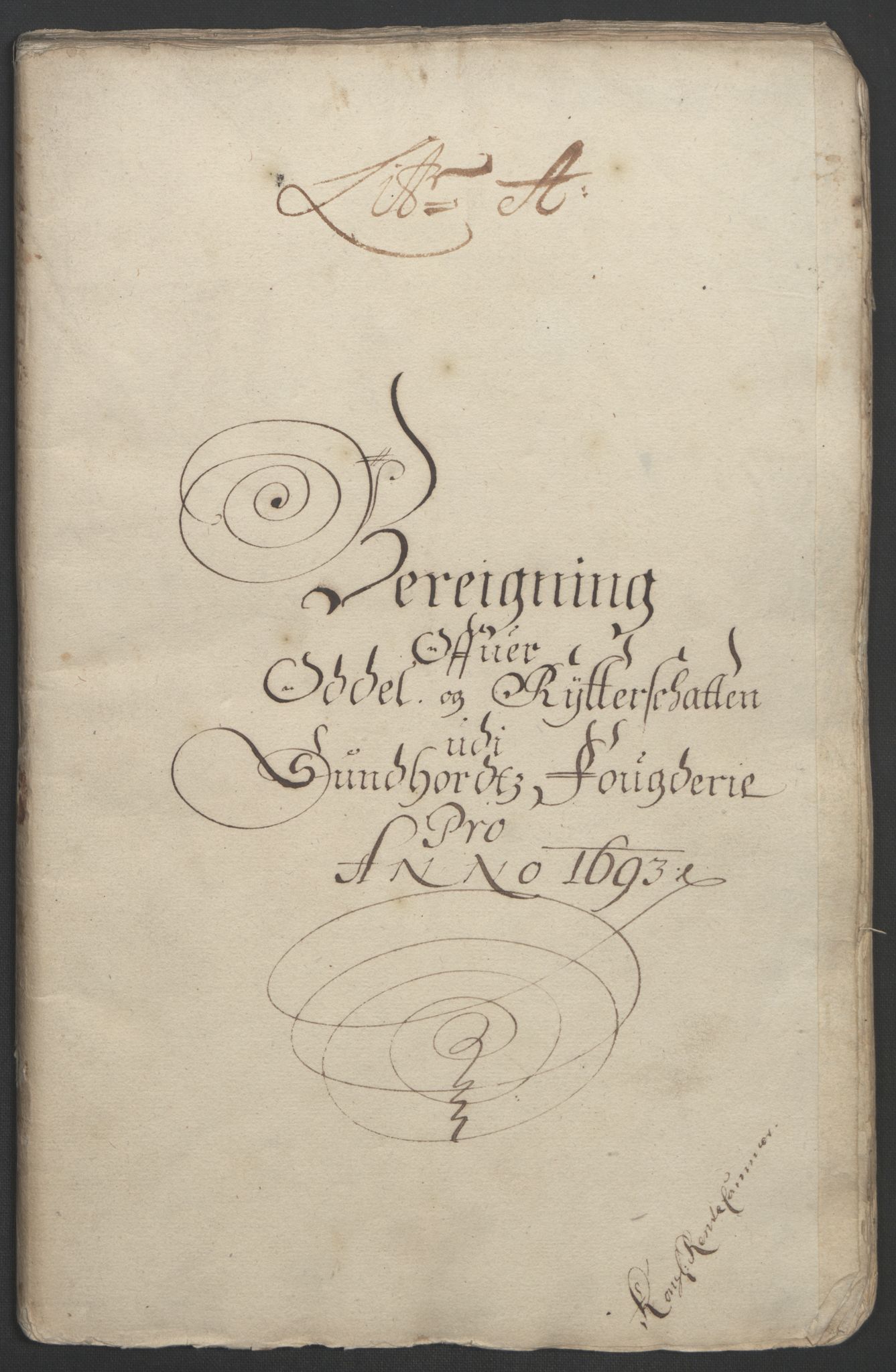 Rentekammeret inntil 1814, Reviderte regnskaper, Fogderegnskap, RA/EA-4092/R48/L2974: Fogderegnskap Sunnhordland og Hardanger, 1693, p. 14