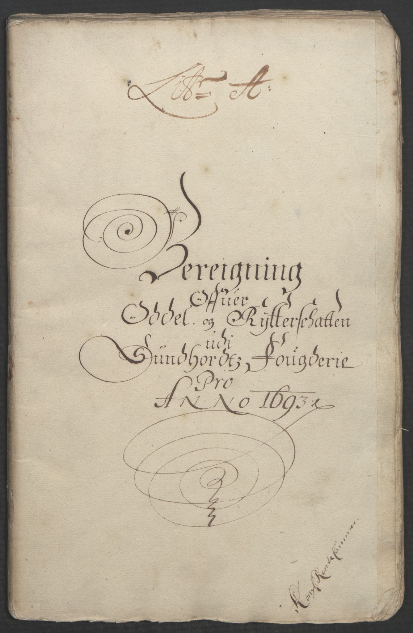 Rentekammeret inntil 1814, Reviderte regnskaper, Fogderegnskap, AV/RA-EA-4092/R48/L2974: Fogderegnskap Sunnhordland og Hardanger, 1693, p. 14