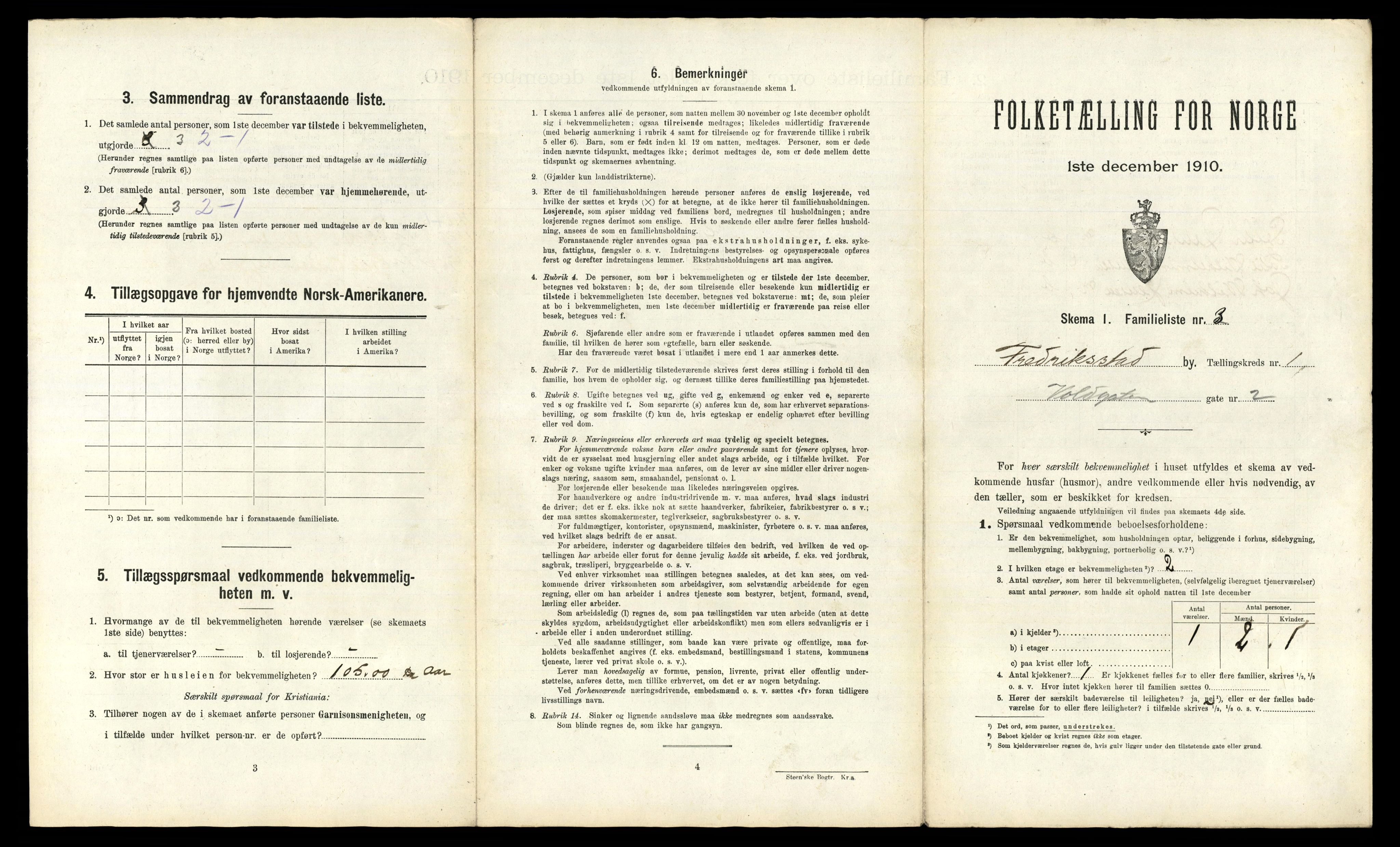 RA, 1910 census for Fredrikstad, 1910, p. 88