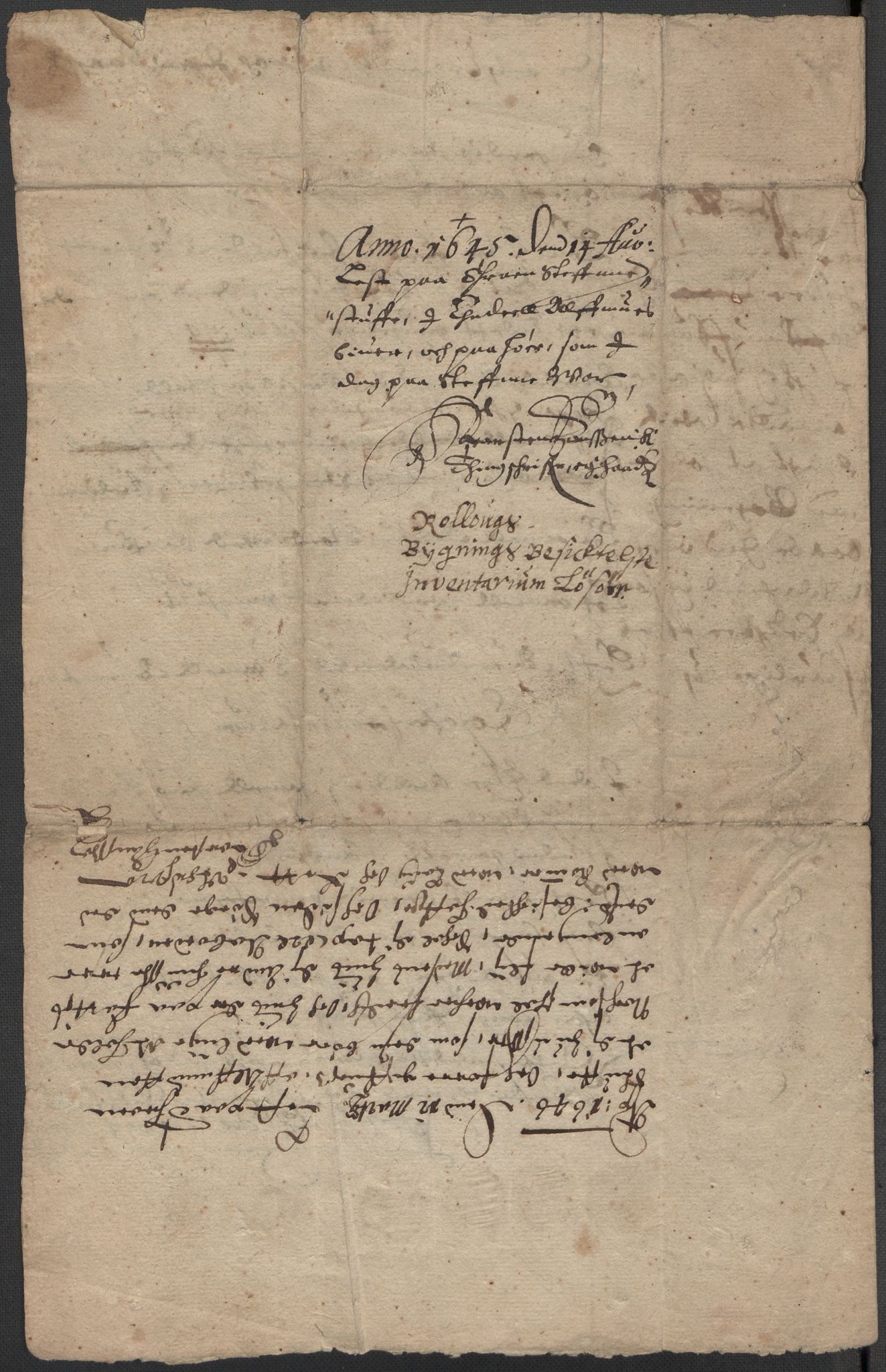 Riksarkivets diplomsamling, AV/RA-EA-5965/F15/L0017: Prestearkiv - Buskerud, 1553-1760, p. 43