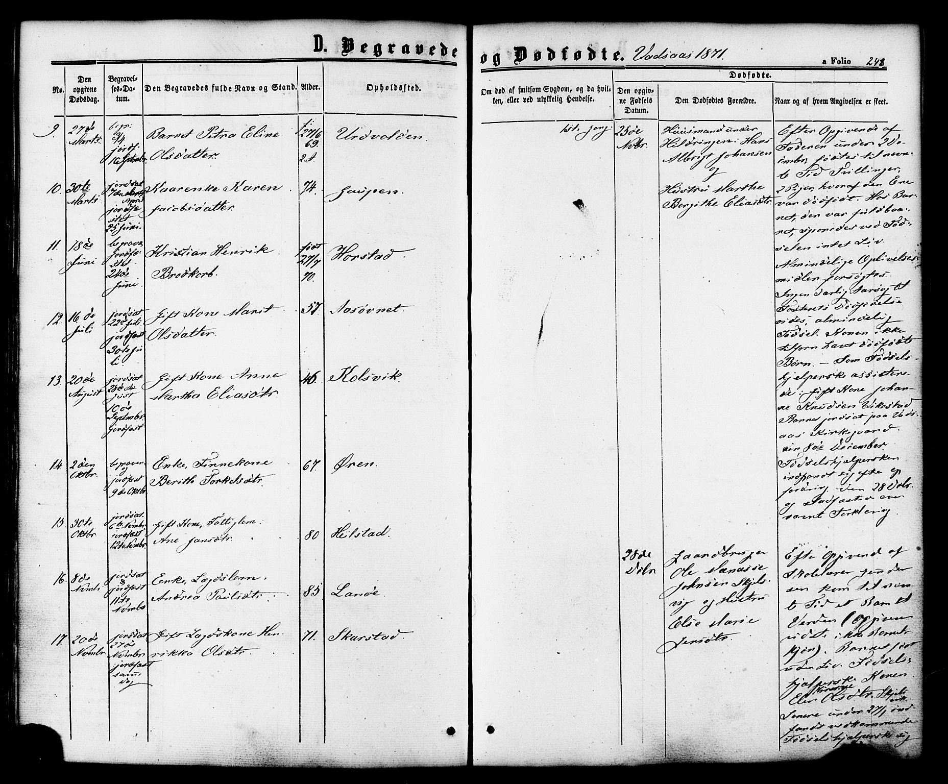 Ministerialprotokoller, klokkerbøker og fødselsregistre - Nordland, SAT/A-1459/810/L0146: Parish register (official) no. 810A08 /1, 1862-1874, p. 248