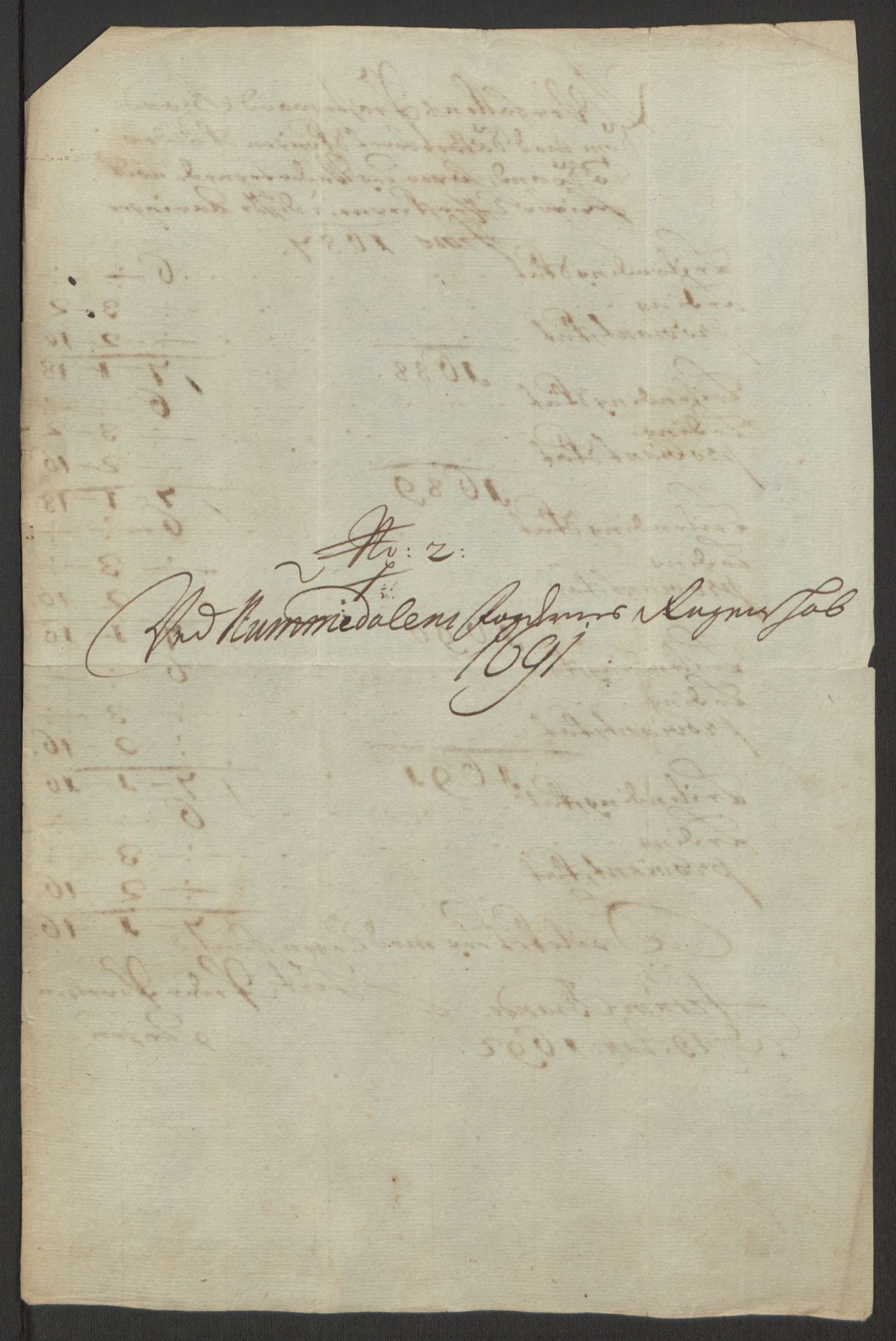 Rentekammeret inntil 1814, Reviderte regnskaper, Fogderegnskap, AV/RA-EA-4092/R64/L4423: Fogderegnskap Namdal, 1690-1691, p. 333