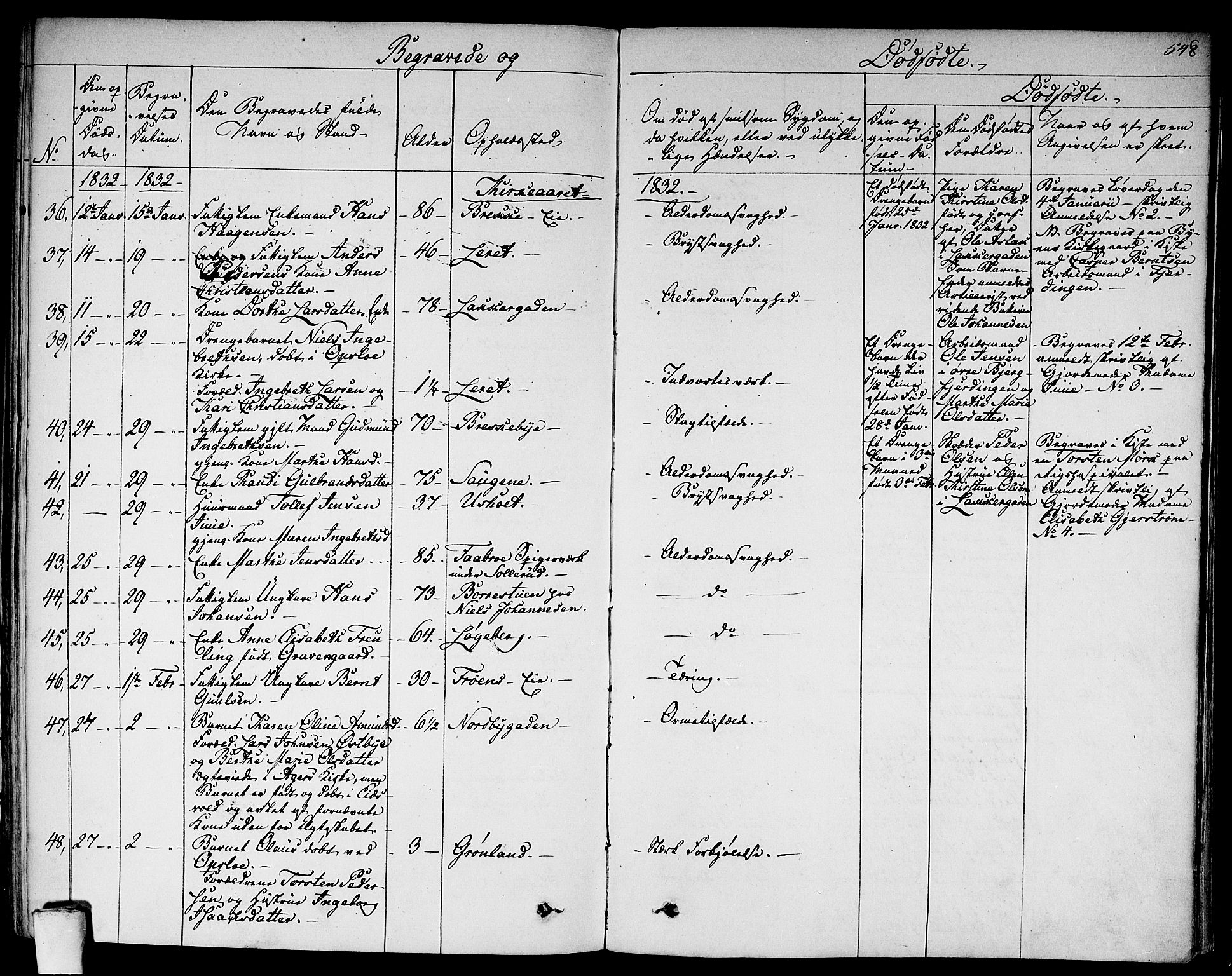 Aker prestekontor kirkebøker, SAO/A-10861/F/L0013: Parish register (official) no. 13, 1828-1837, p. 548