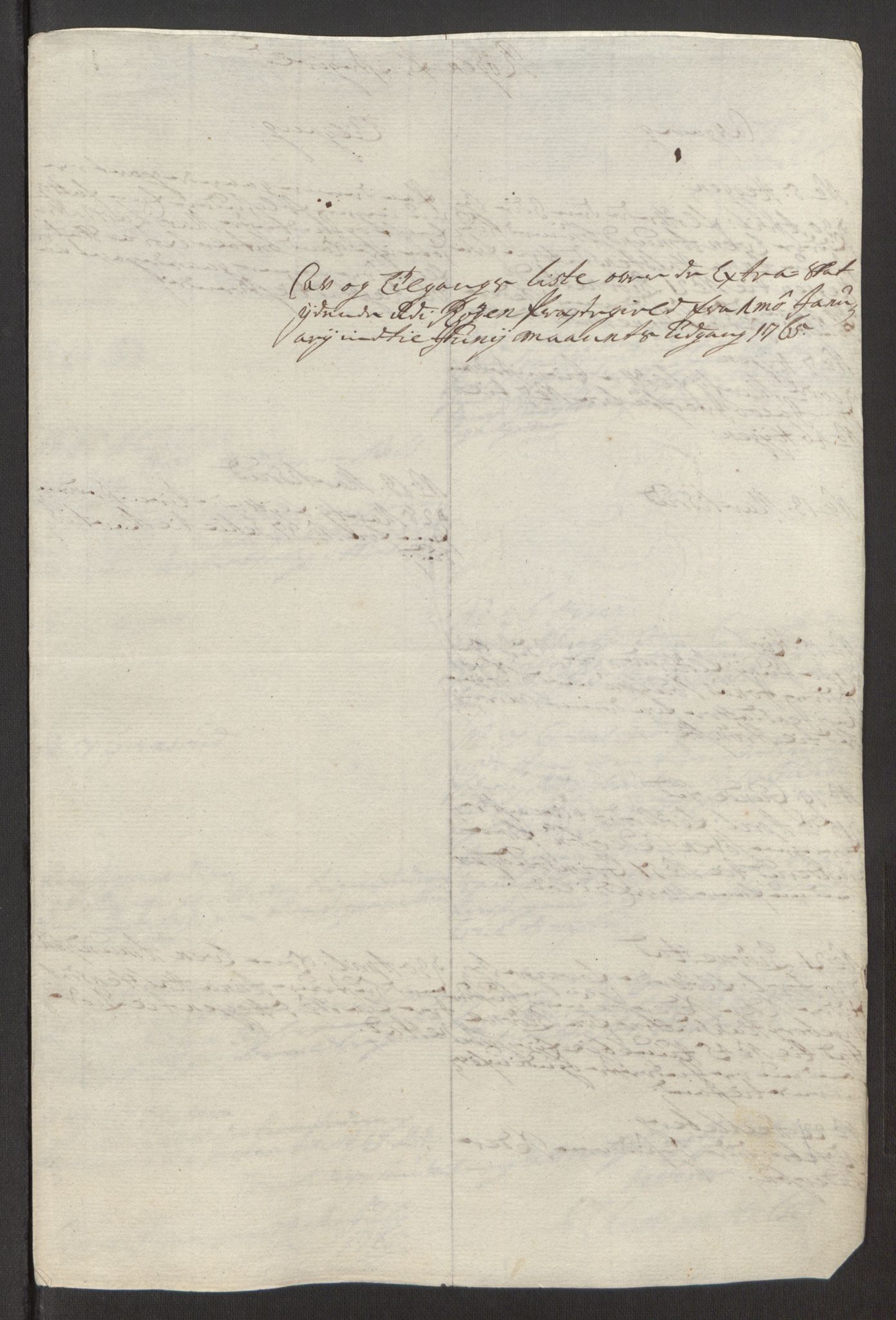 Rentekammeret inntil 1814, Reviderte regnskaper, Fogderegnskap, RA/EA-4092/R31/L1834: Ekstraskatten Hurum, Røyken, Eiker, Lier og Buskerud, 1765, p. 408