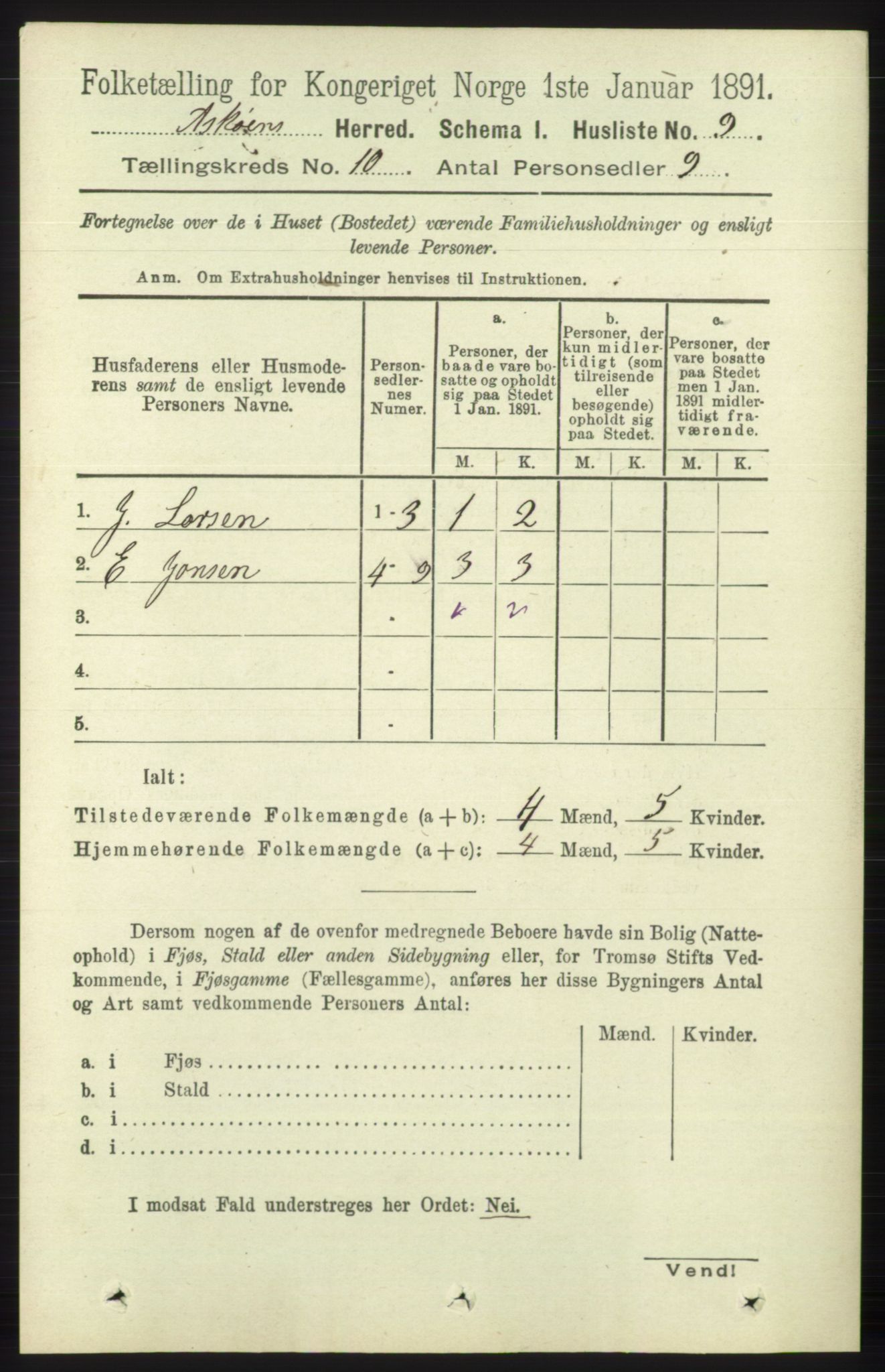 RA, 1891 census for 1247 Askøy, 1891, p. 6265