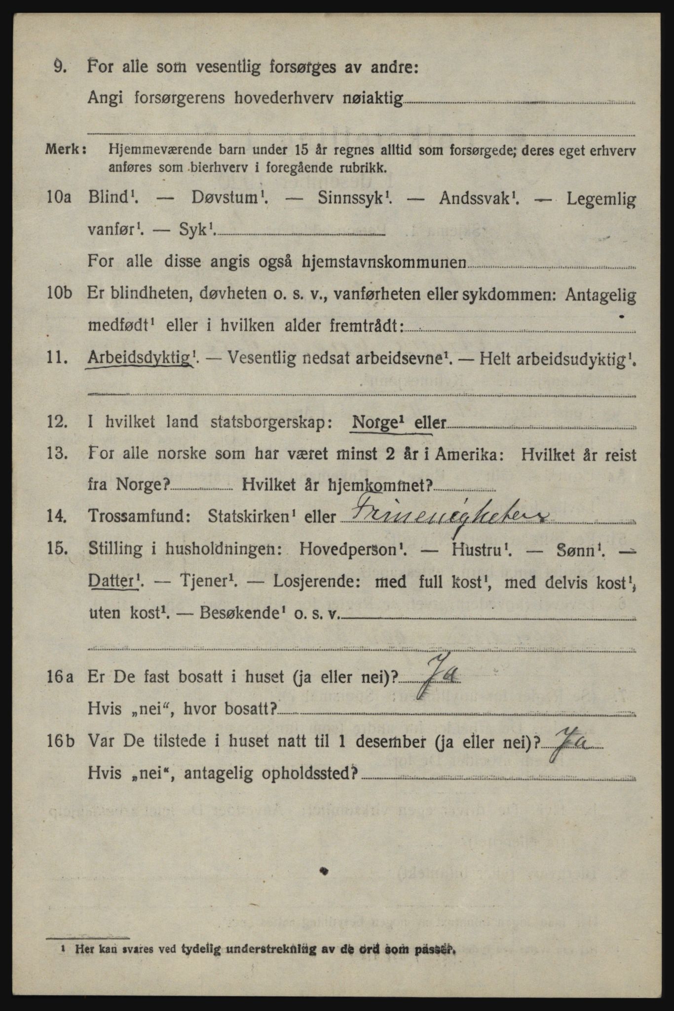 SAO, 1920 census for Berg, 1920, p. 14016