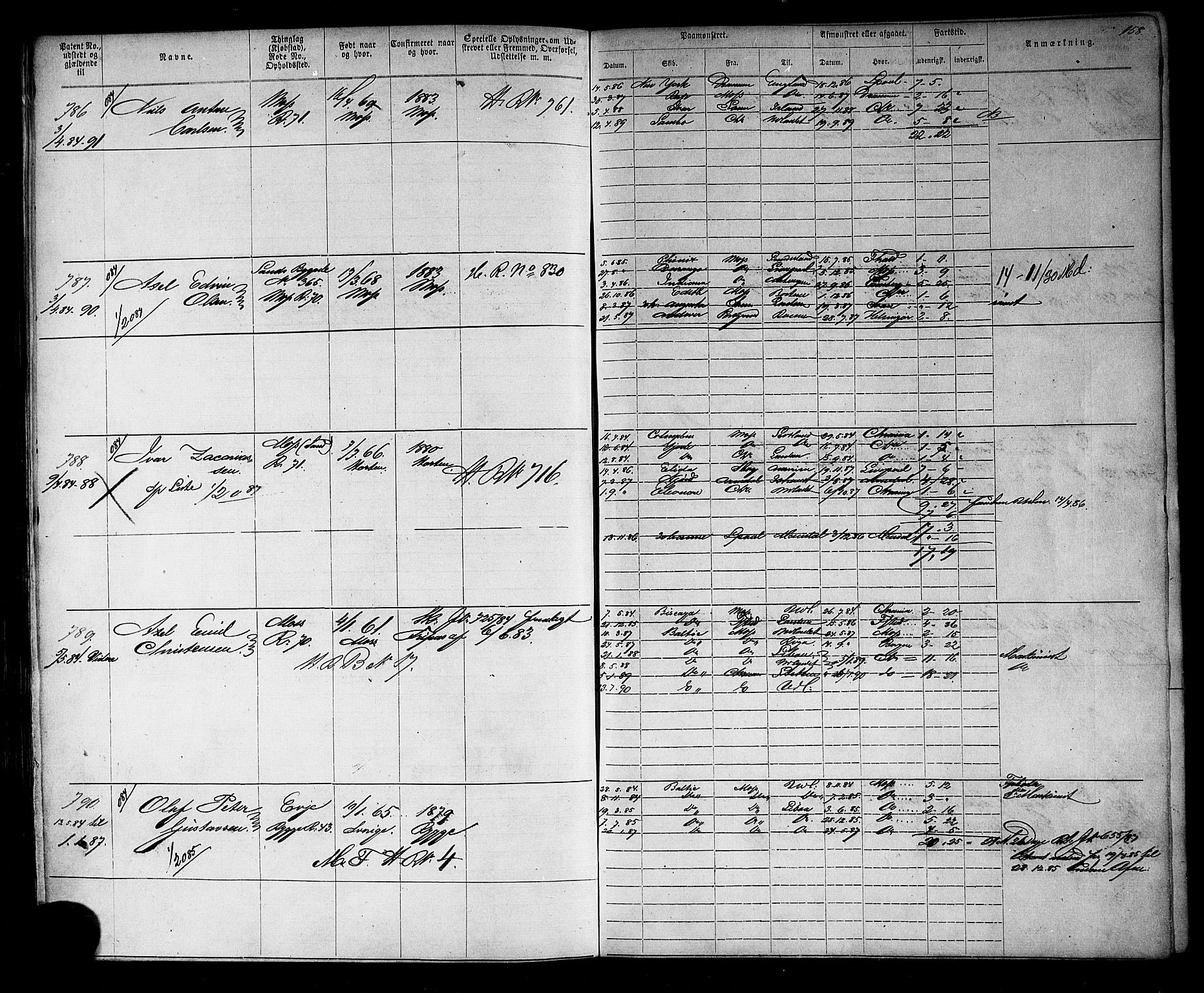 Moss mønstringskontor, AV/SAO-A-10569d/F/Fc/Fca/L0002: Annotasjonsrulle, 1868-1892, p. 176